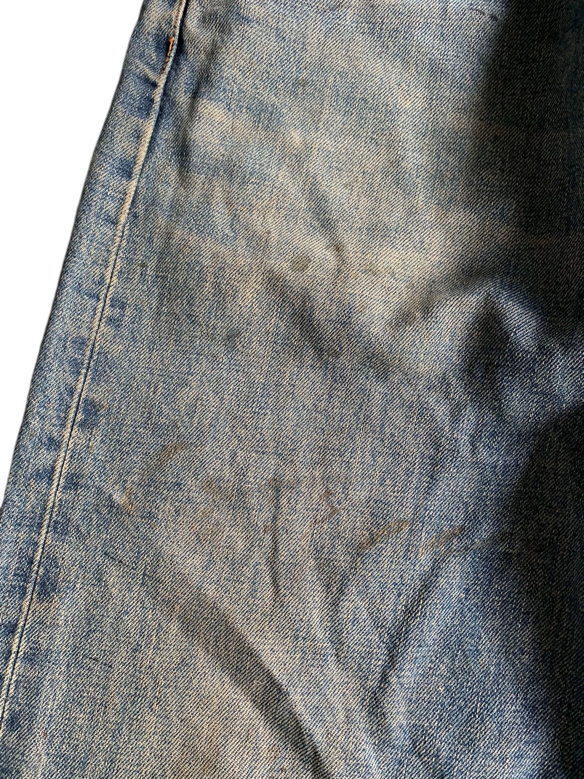 Edwin × Kapital EDWIN SELVEDGE 505X BUTTON FLY DISTRESSED DENIM Size US 30 / EU 46 - 18 Thumbnail