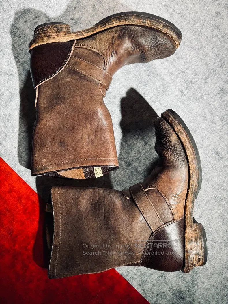 Visvim Visvim T.W.O Engineer Boots Leather 23SS. Size US 10.5 / EU 43-44 - 3 Thumbnail