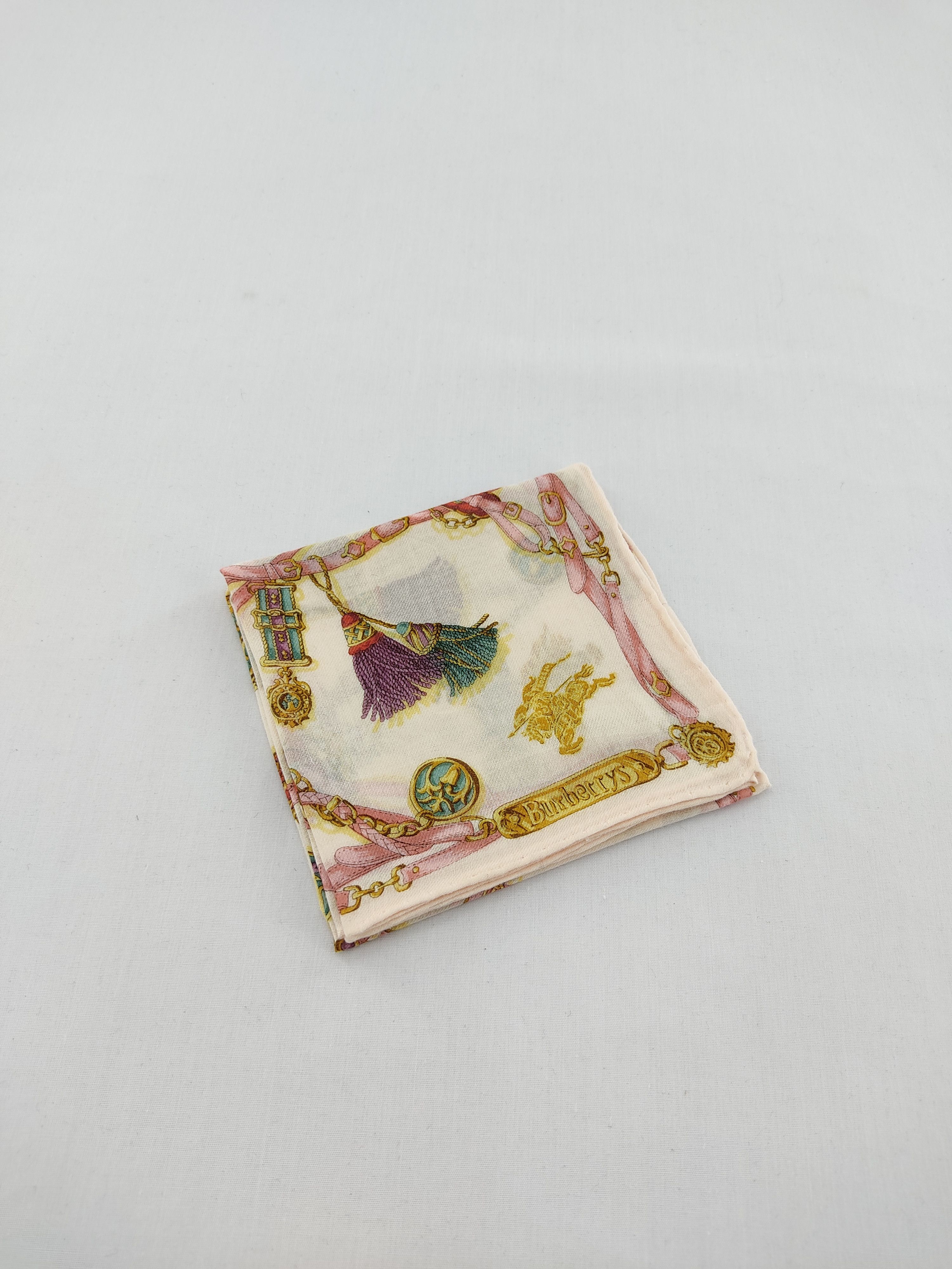 Burberry × Vintage Vintage Burberry Handkerchief / Neckwear / Bandana Size ONE SIZE - 2 Thumbnail