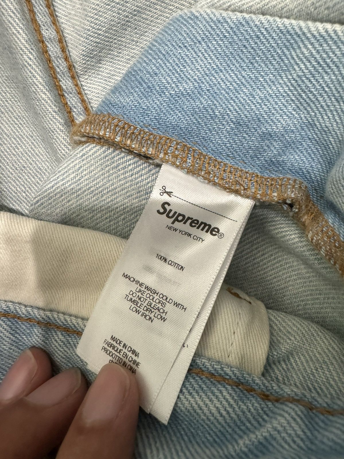 Supreme Supreme Baggy Denim Shorts Size US 36 / EU 52 - 4 Thumbnail
