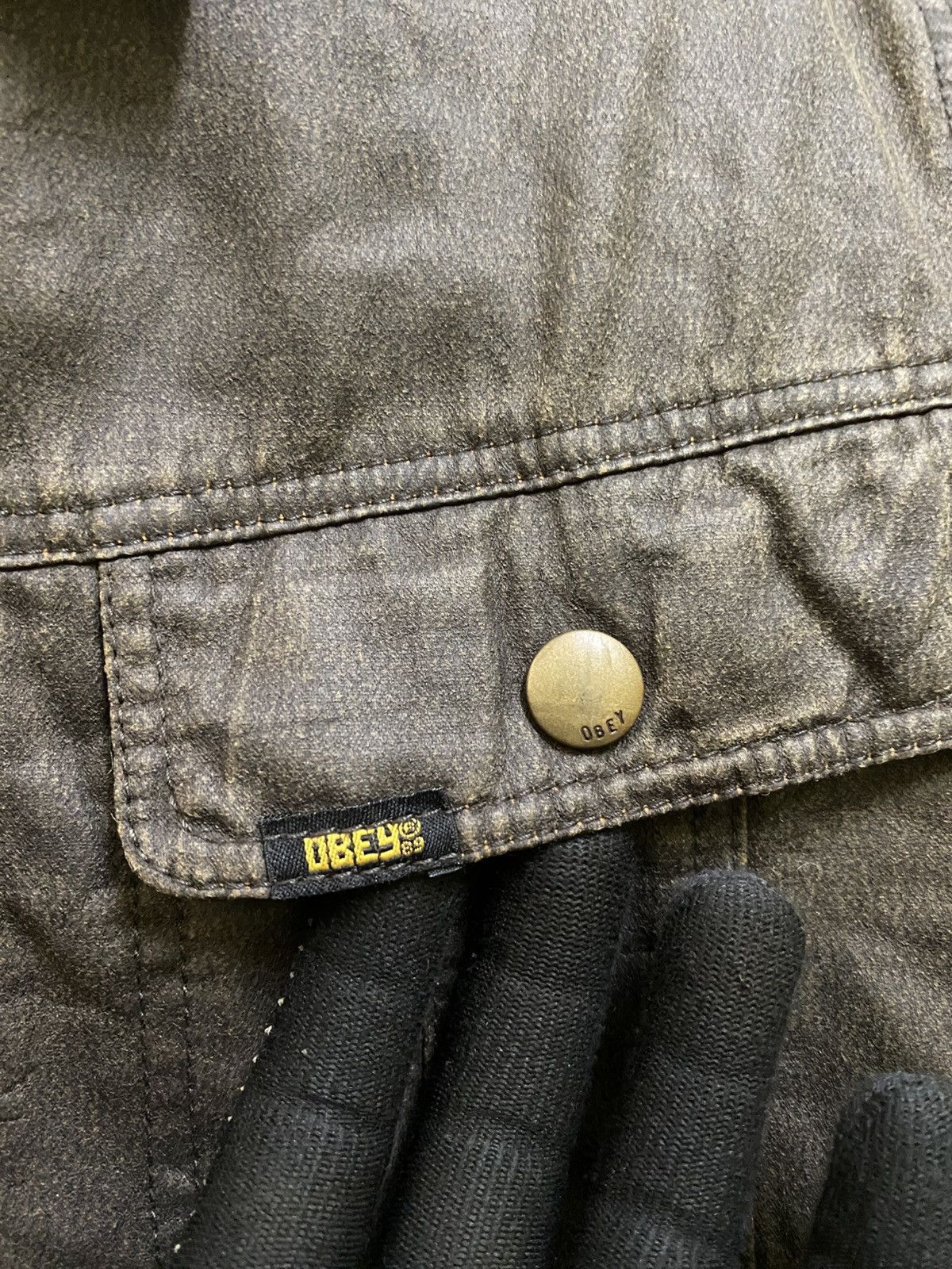 Obey VINTAGE Y2K OBEY TRUCKER JACKET Size US M / EU 48-50 / 2 - 6 Thumbnail