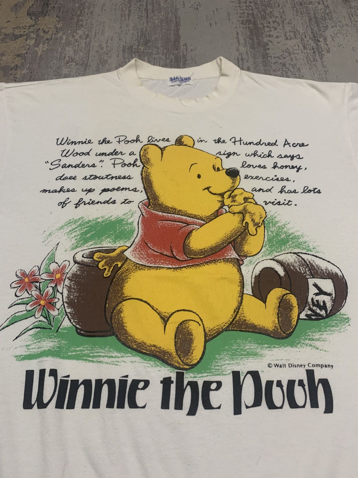 Disney Vintage 90s Winnie The Pooh Dia Club Shirt Size US M / EU 48-50 / 2 - 2 Thumbnail
