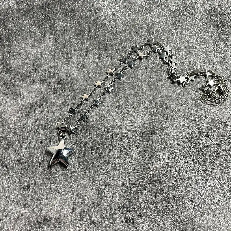 Jewelry Aesthetic Star Pendant Necklace Size ONE SIZE - 4 Thumbnail