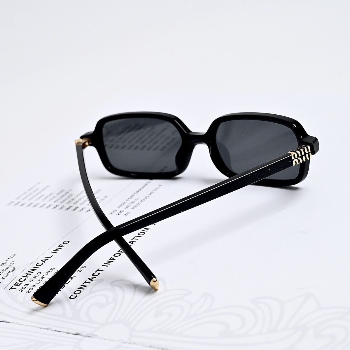 Miu Miu MIU MIU 0MU 11ZS SUNGLASSES Size ONE SIZE - 7 Thumbnail
