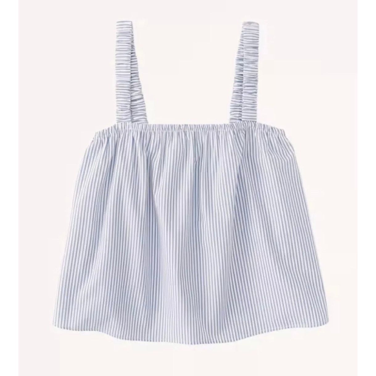 Abercrombie & Fitch Abercrombie & Fitch | Poplin Sleep Tank Light Blue Stripe Size XL / US 12-14 / IT 48-50 - 1 Thumbnail