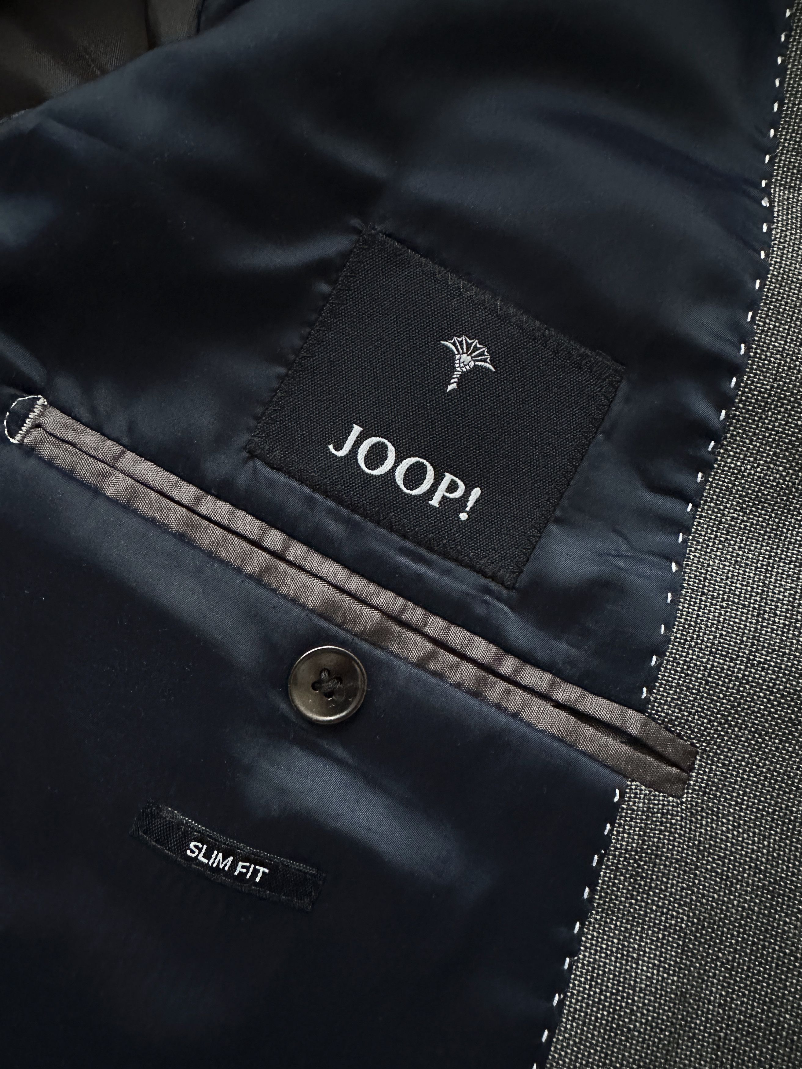 Joop! JOOP! grey wool blazer Size 52S - 7 Thumbnail