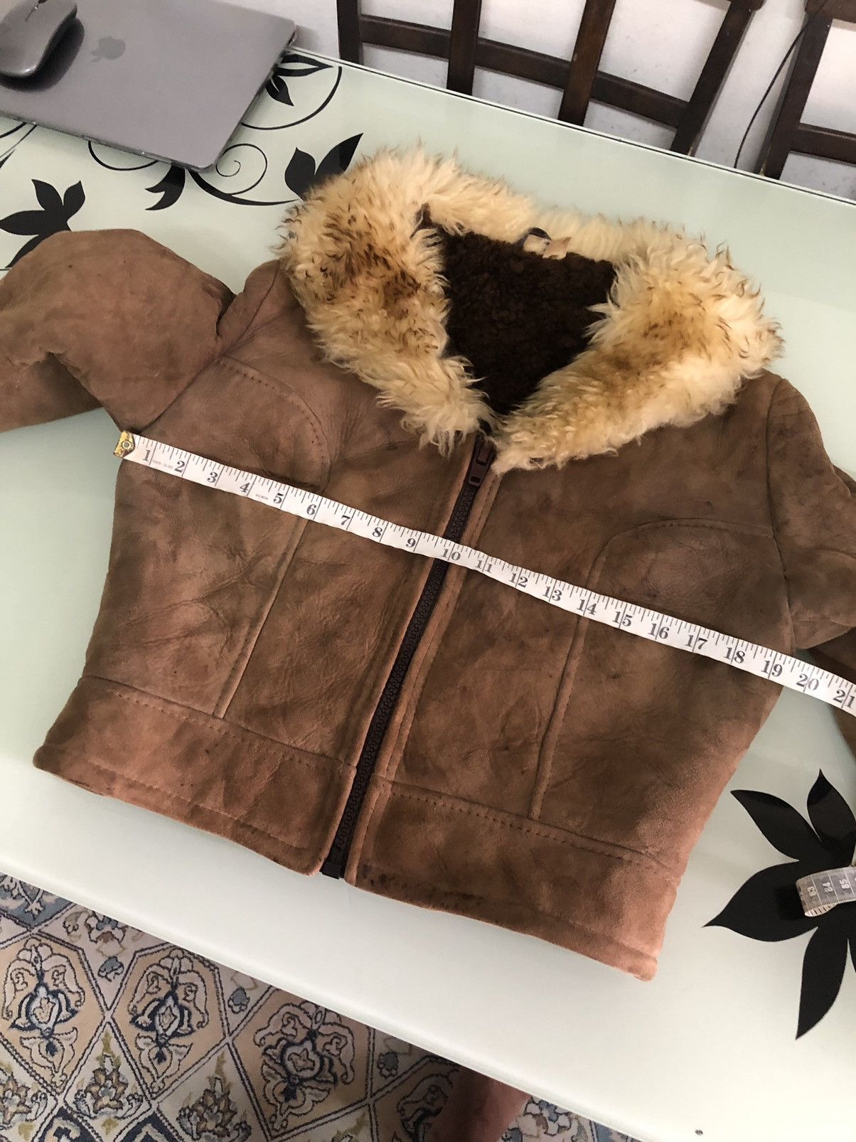 Leather Vintage Homestead Hand Made B3 Shearling Leather Jacket Size XL / US 12-14 / IT 48-50 - 21 Thumbnail