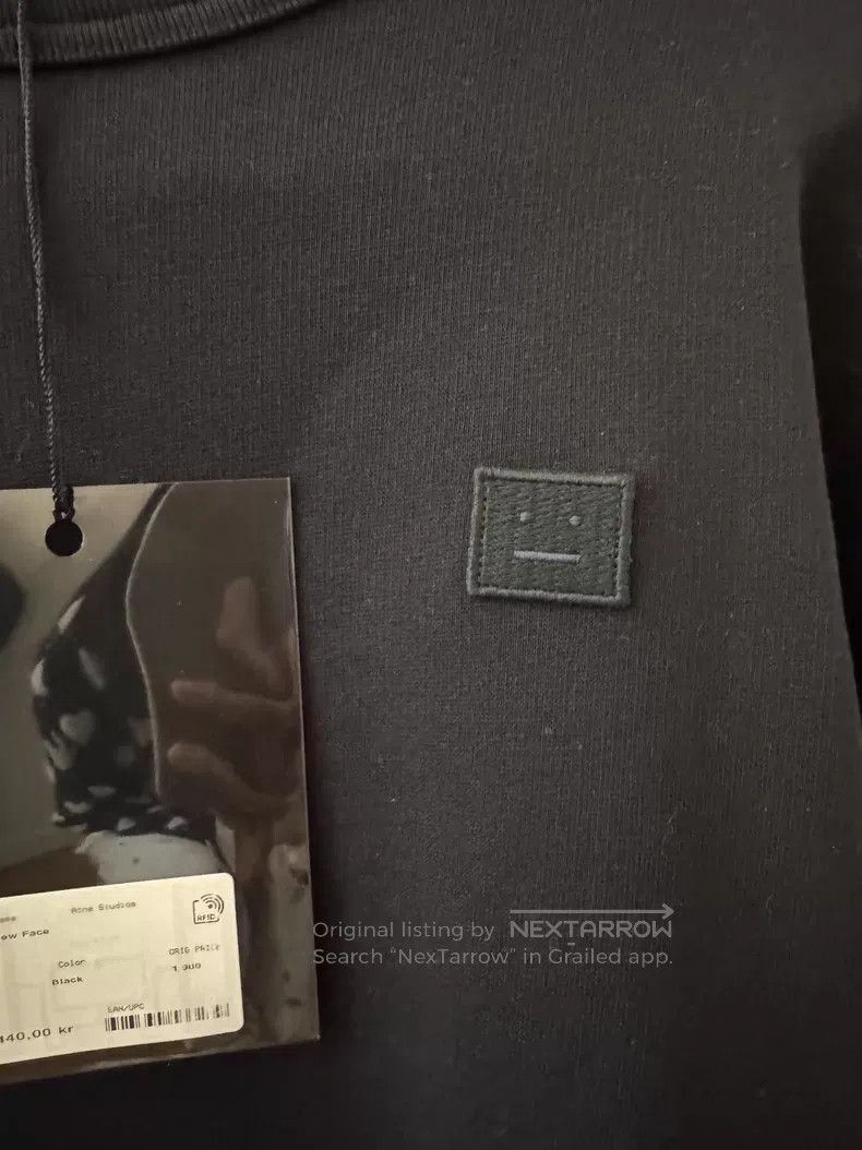 Acne Studios Acne Studios Black Smiley Hoodie Size US XS / EU 42 / 0 - 3 Thumbnail