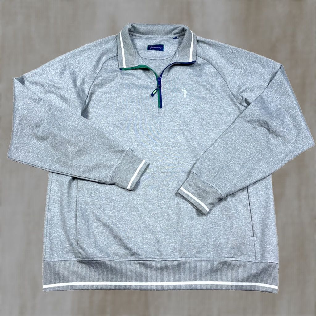 Puma William Murray Sweater Gray XL Quarter 1/4 Zip Pullover Tech Performance Men Size US XL / EU 56 / 4 - 1 Thumbnail