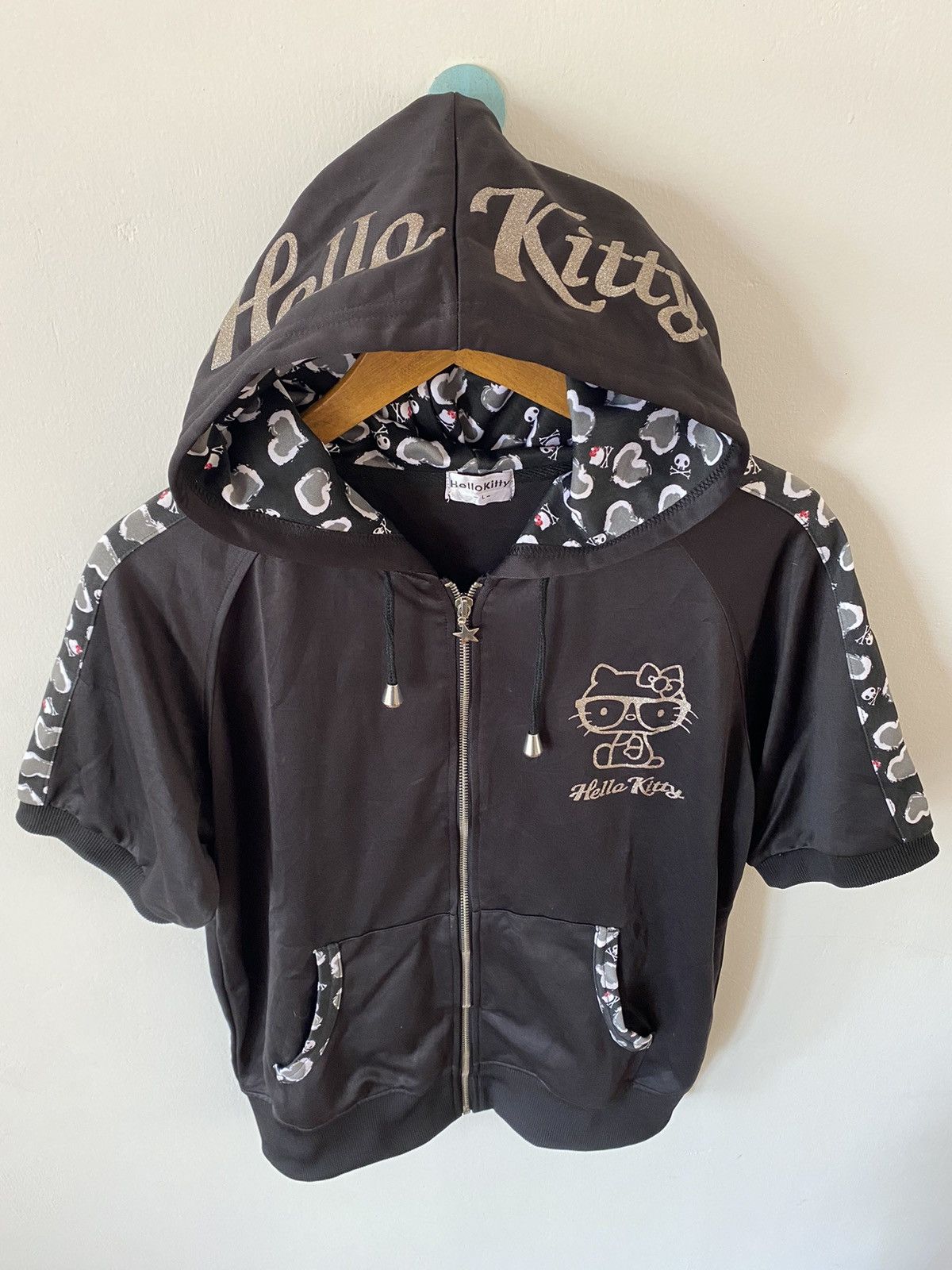 Anime × If Six Was Nine × Japanese Brand Vintage 90' Hello Kitty Big Logo Hoodies Sweater Size US L / EU 52-54 / 3 - 5 Thumbnail