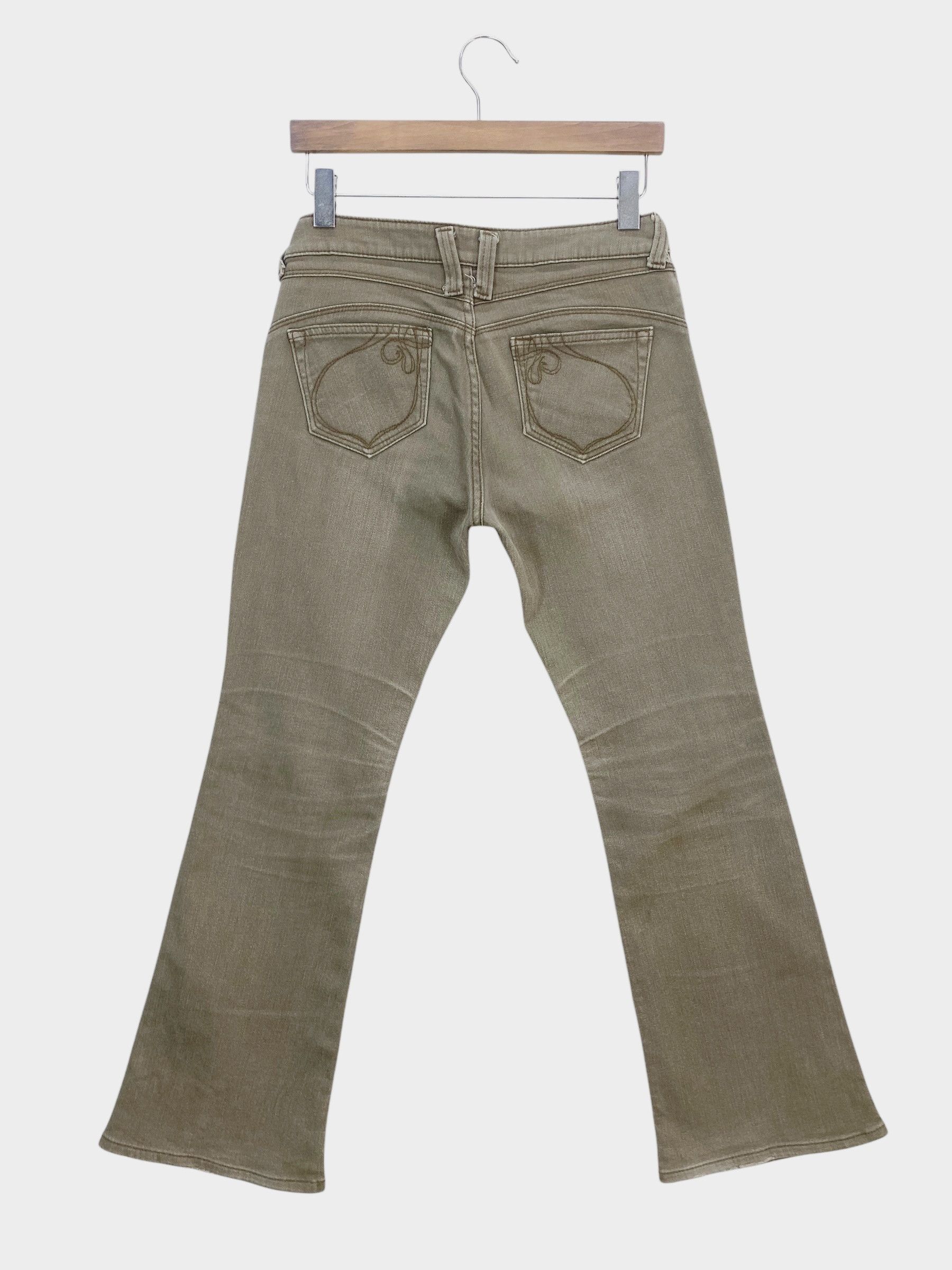 Japanese Brand Bootcut Pants Distressed Flare Jeans Size 28" / US 6 / IT 42 - 1 Thumbnail