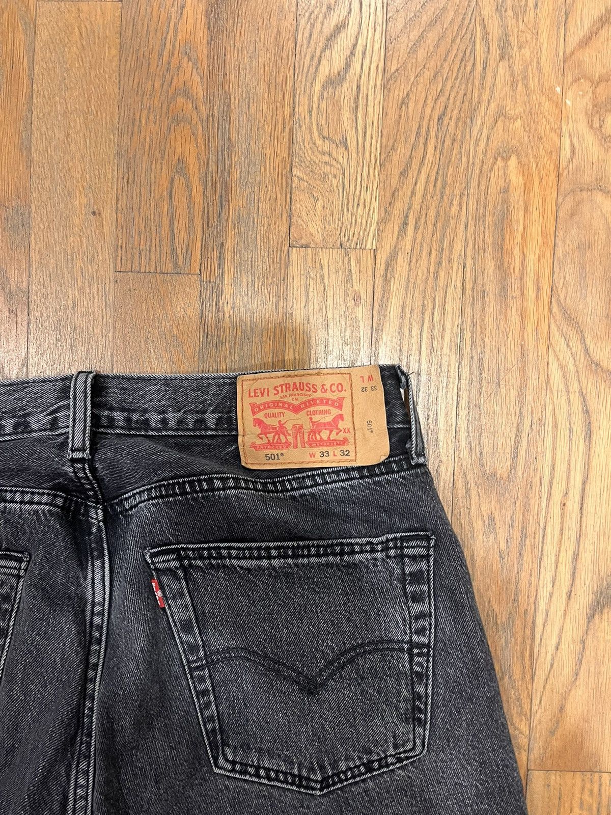 Levi's Levis 501 Mens 33 x 32 Size US 33 - 3 Thumbnail