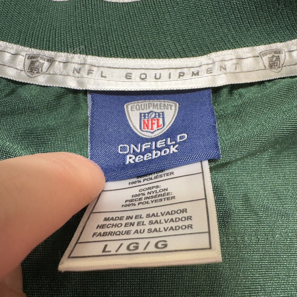 NFL × Reebok New York Jets Leon Washington jersey Size US L / EU 52-54 / 3 - 4 Thumbnail