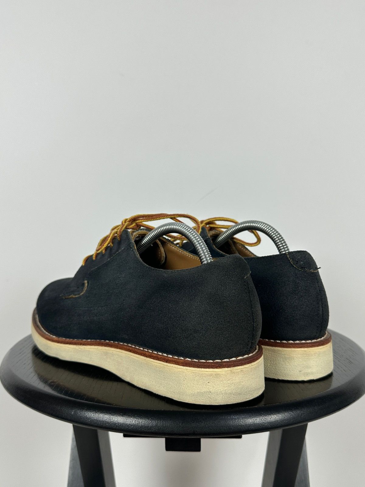 Red Wing Red Wing Postman Navy Blue Suede Oxford Shoes Size US 9 / EU 42 - 6 Thumbnail