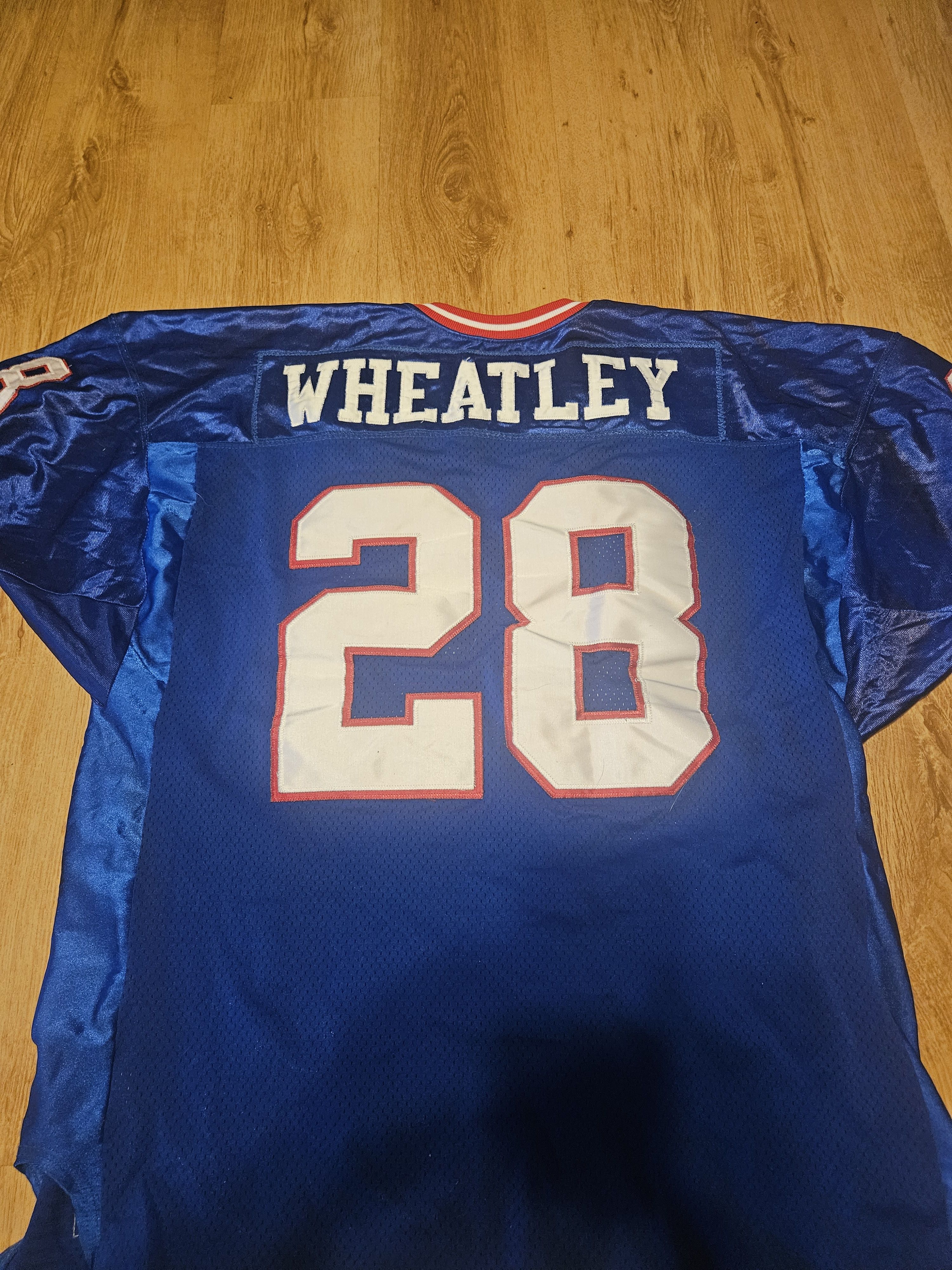Wilson New york giants #28 tyrone Wheatley Jersey by Wilson Size US XXL / EU 58 / 5 - 3 Thumbnail