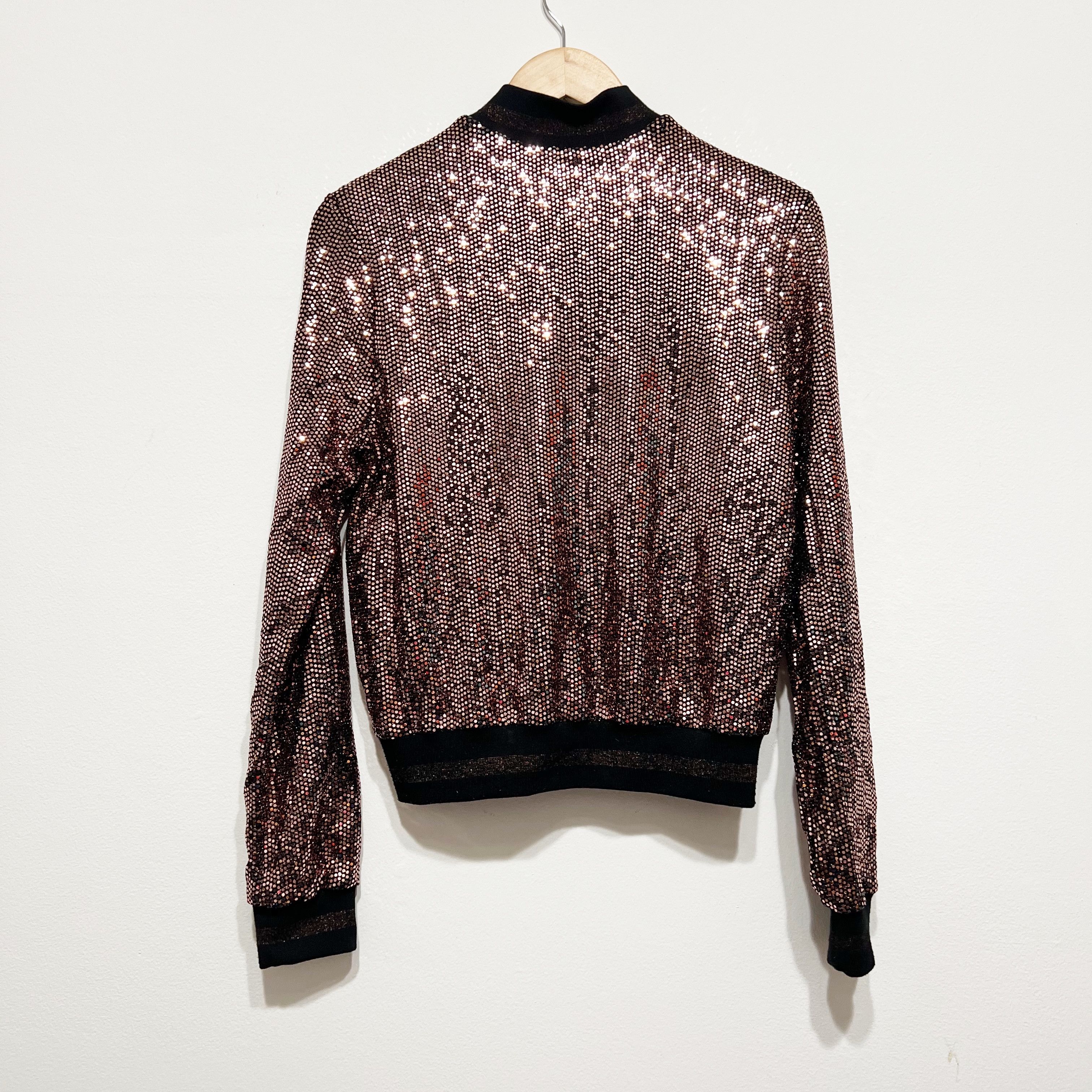 Pam & Gela Pam & Gela Rose Gold Mirror Ball Sequin Size S / US 4 / IT 40 - 4 Thumbnail