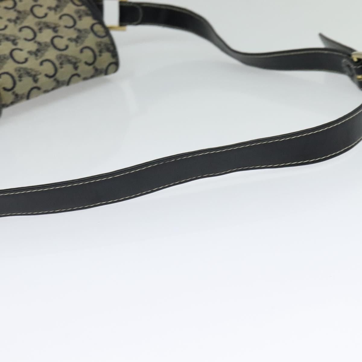 Celine CELINE C Sulky Shoulder Bag Canvas Navy Gold Size ONE SIZE - 7 Thumbnail