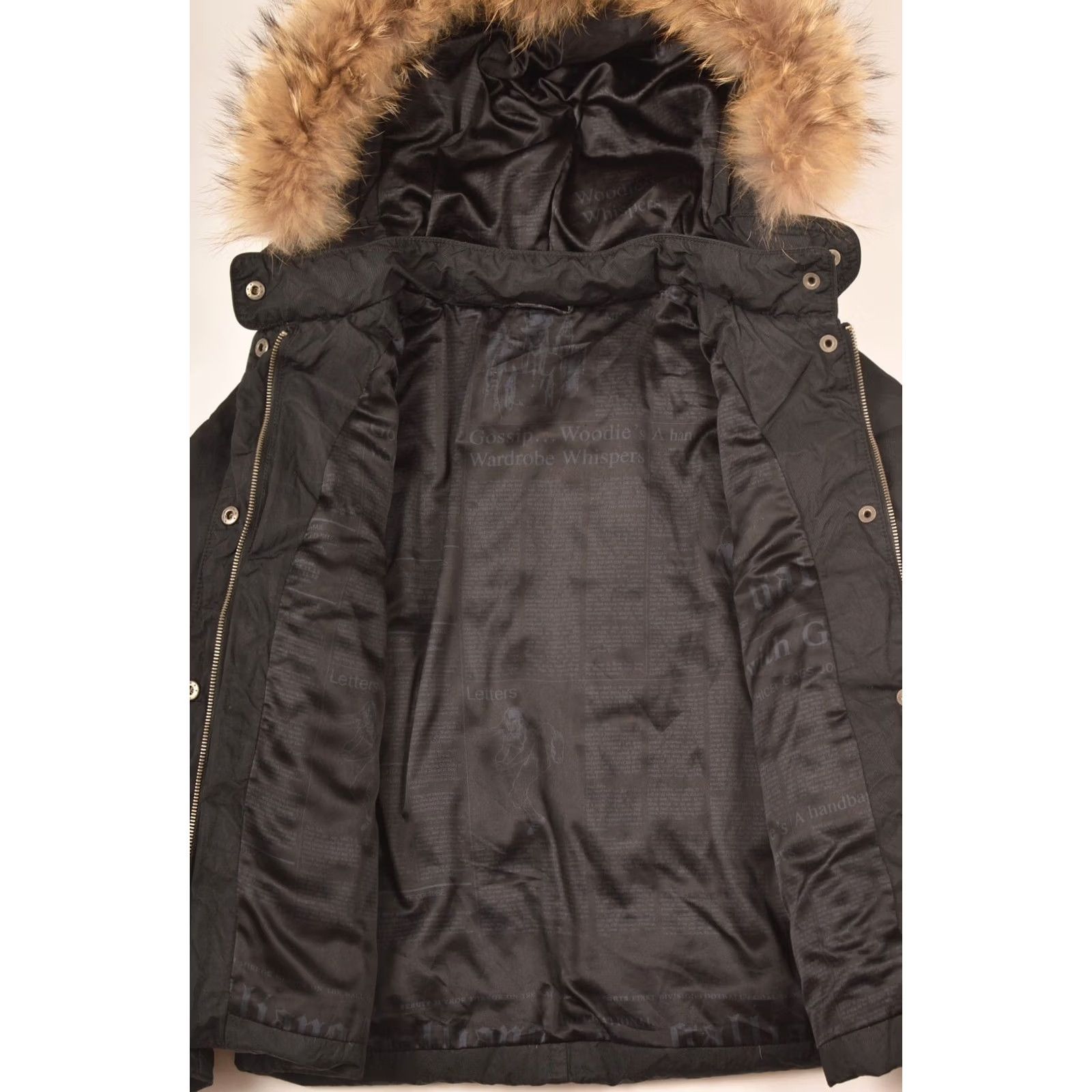 John Galliano VINTAGE John Galliano Womens Down Puffer Jacket 19832009 Size 26 / 40 Black Jacket Womens 1983 2009 Mens Boys Girls Size 4XL / US 24-26 - 5 Thumbnail