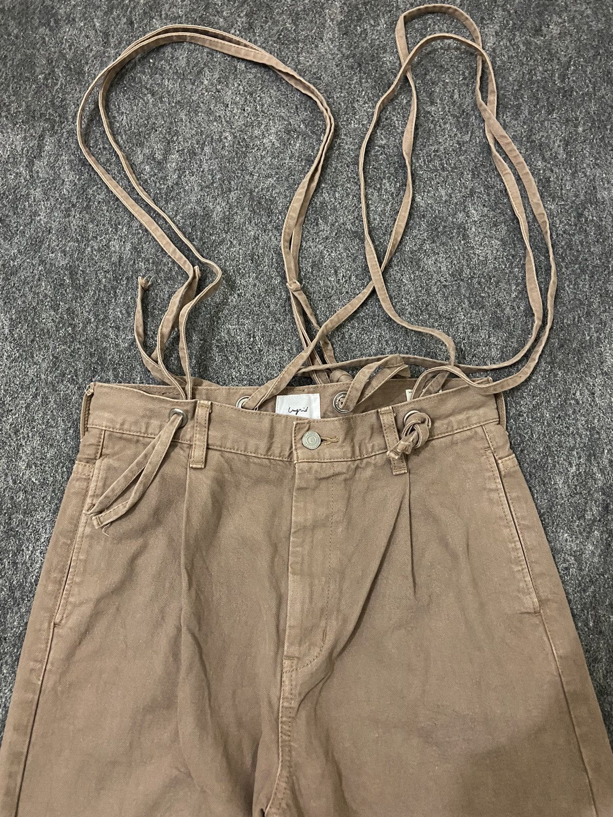 Japanese Brand × Le Grande Bleu (L.G.B.) Y2K ungrid overall denim baggy pants Size 26" / US 2 / IT 38 - 3 Thumbnail