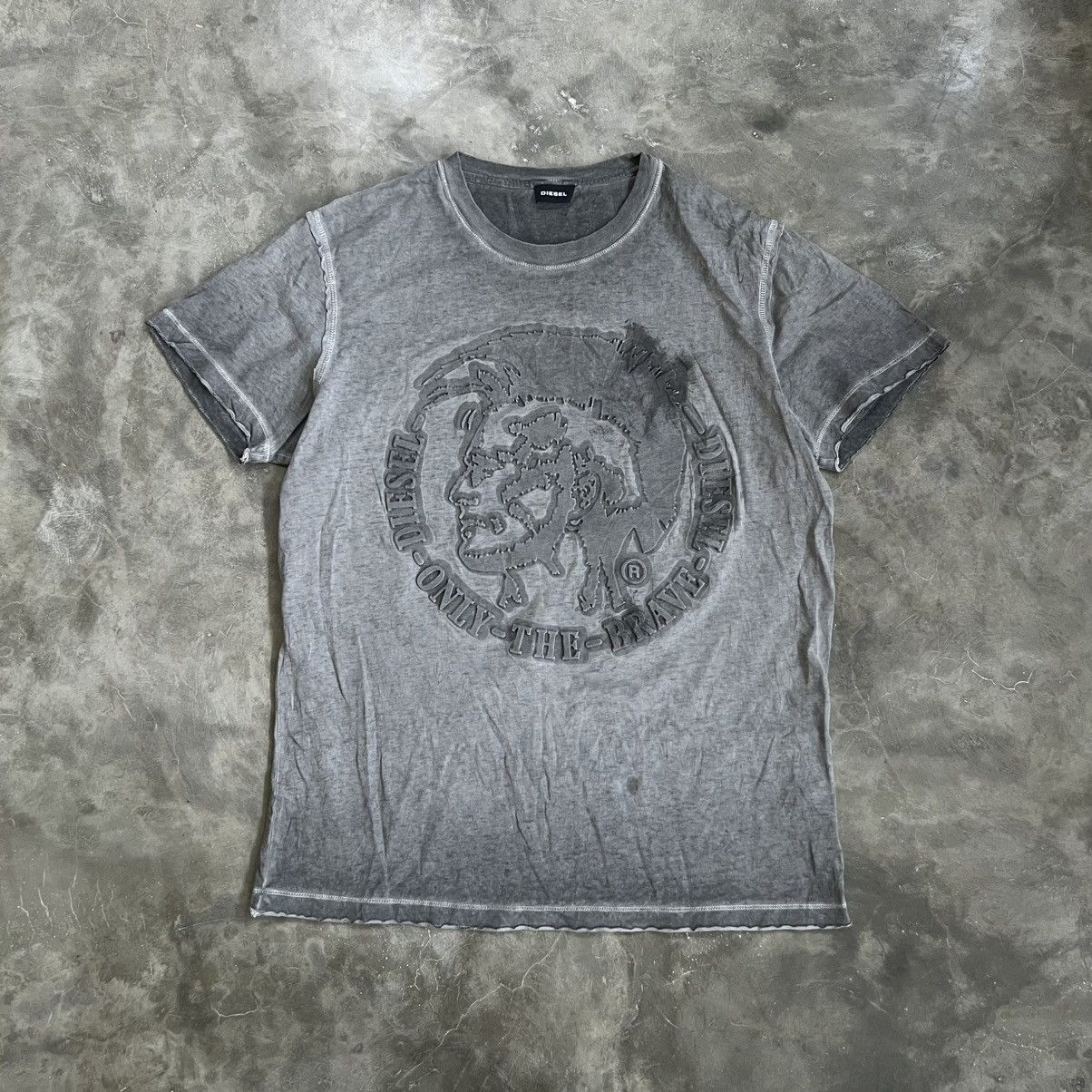 Diesel Diesel 3D Punk Washed T Shirt Size US L / EU 52-54 / 3 - 1 Thumbnail