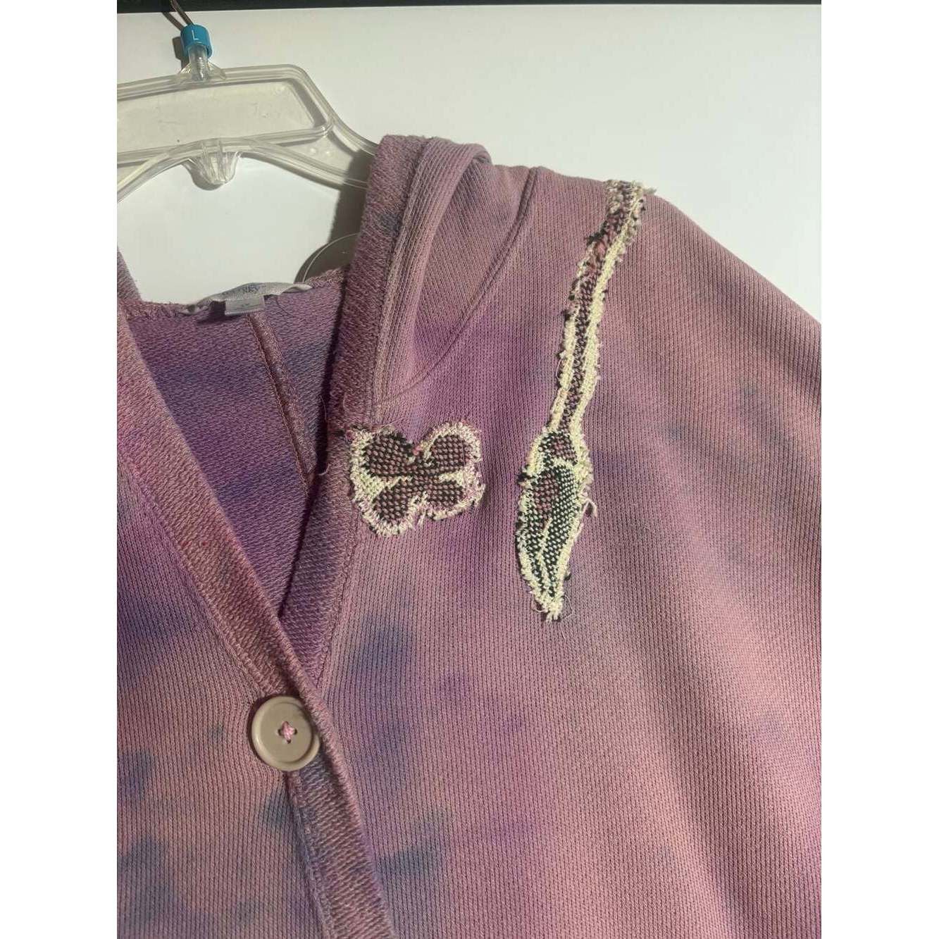 Other Custom Upcycled Purple Tie-Dye Tapestry Patchwork Hoodie Siz Size ONE SIZE - 9 Thumbnail