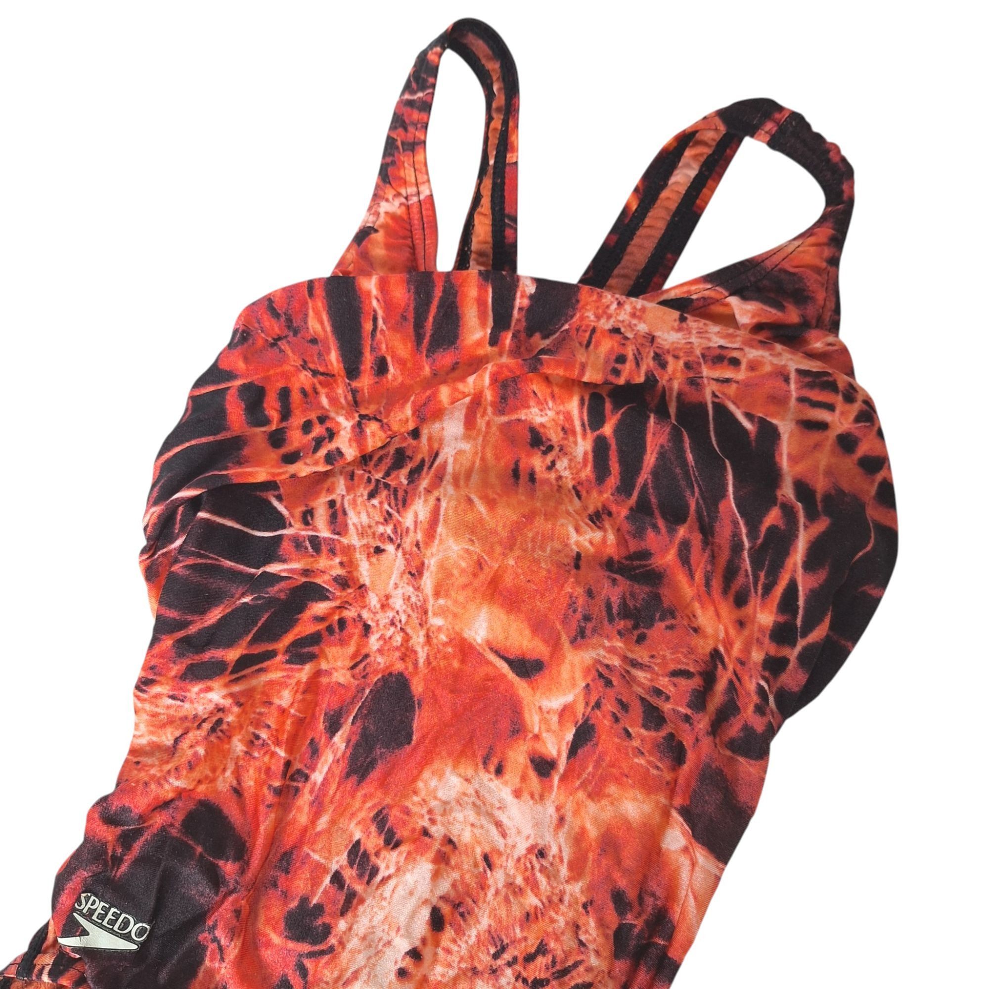 Speedo Speedo Athletic One Piece Swimsuit Size 22" Pit to Pit Orang Size XL / US 12-14 / IT 48-50 - 1 Thumbnail
