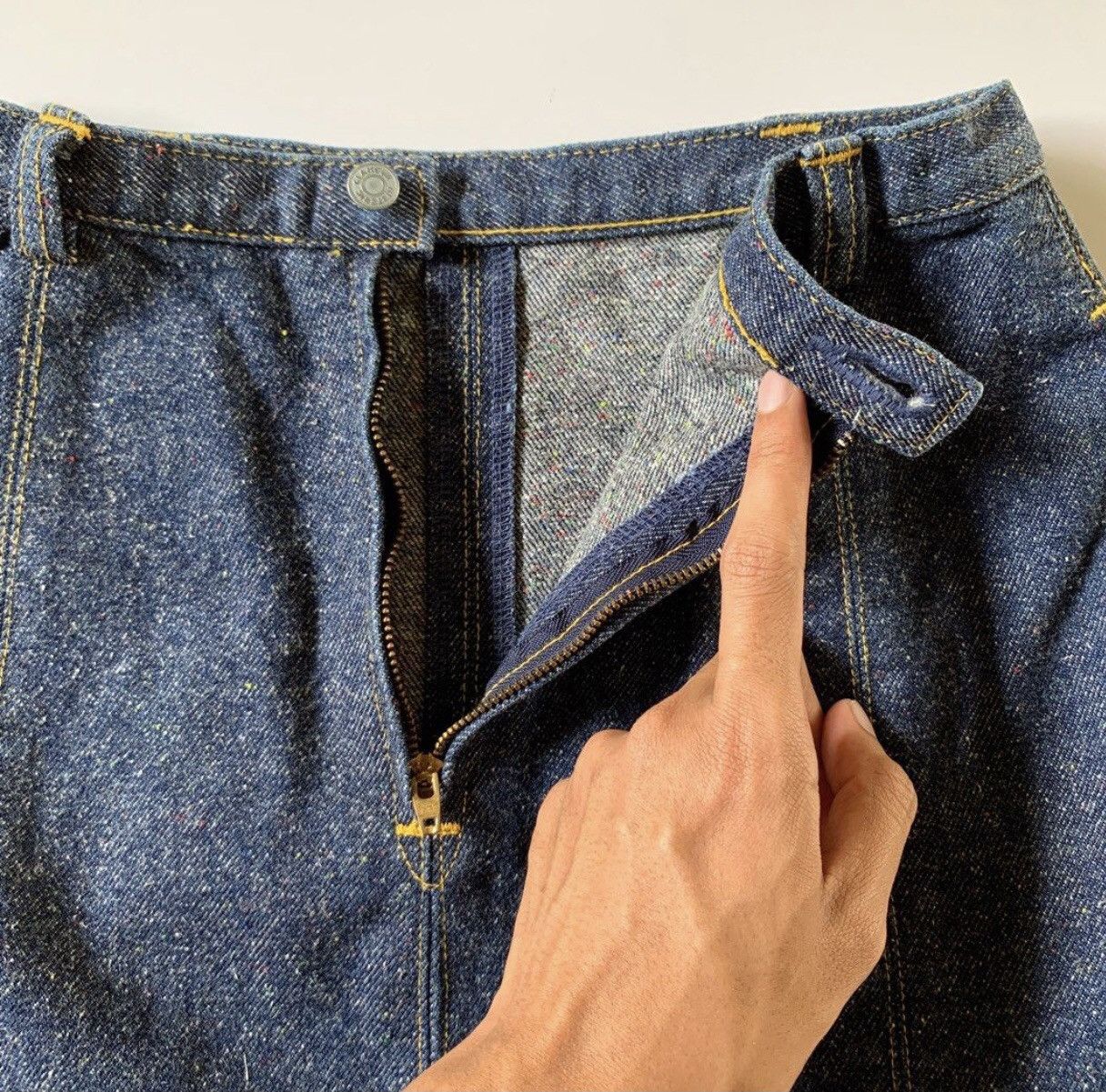 Hysteric Glamour 🔥🔥🔥VTG HYSTERIC DENIM SKIRT Size 24" / US 00 / IT 34 - 5 Thumbnail