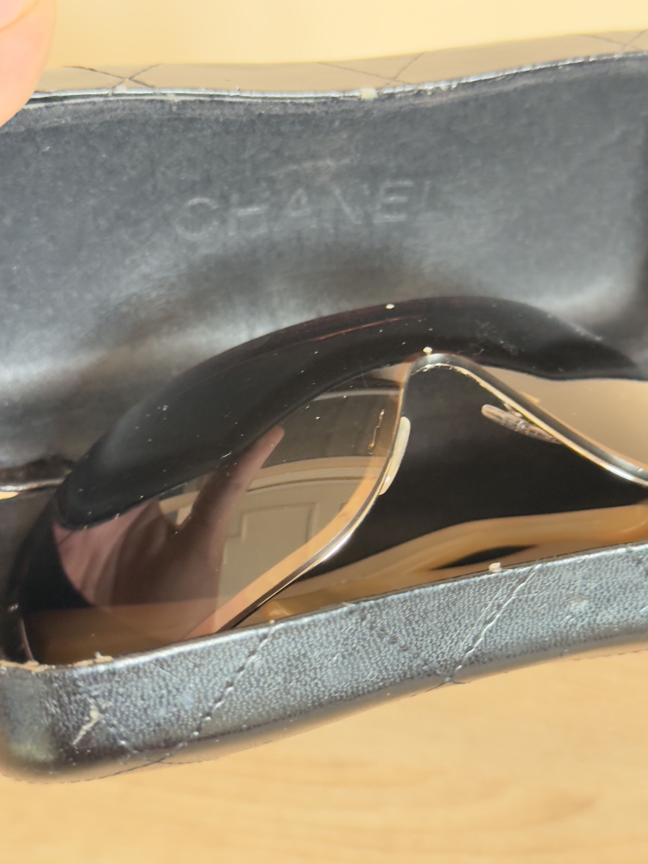 Chanel 🔥 Chanel vintage sunglasses mask cream glossy Size ONE SIZE - 11 Thumbnail
