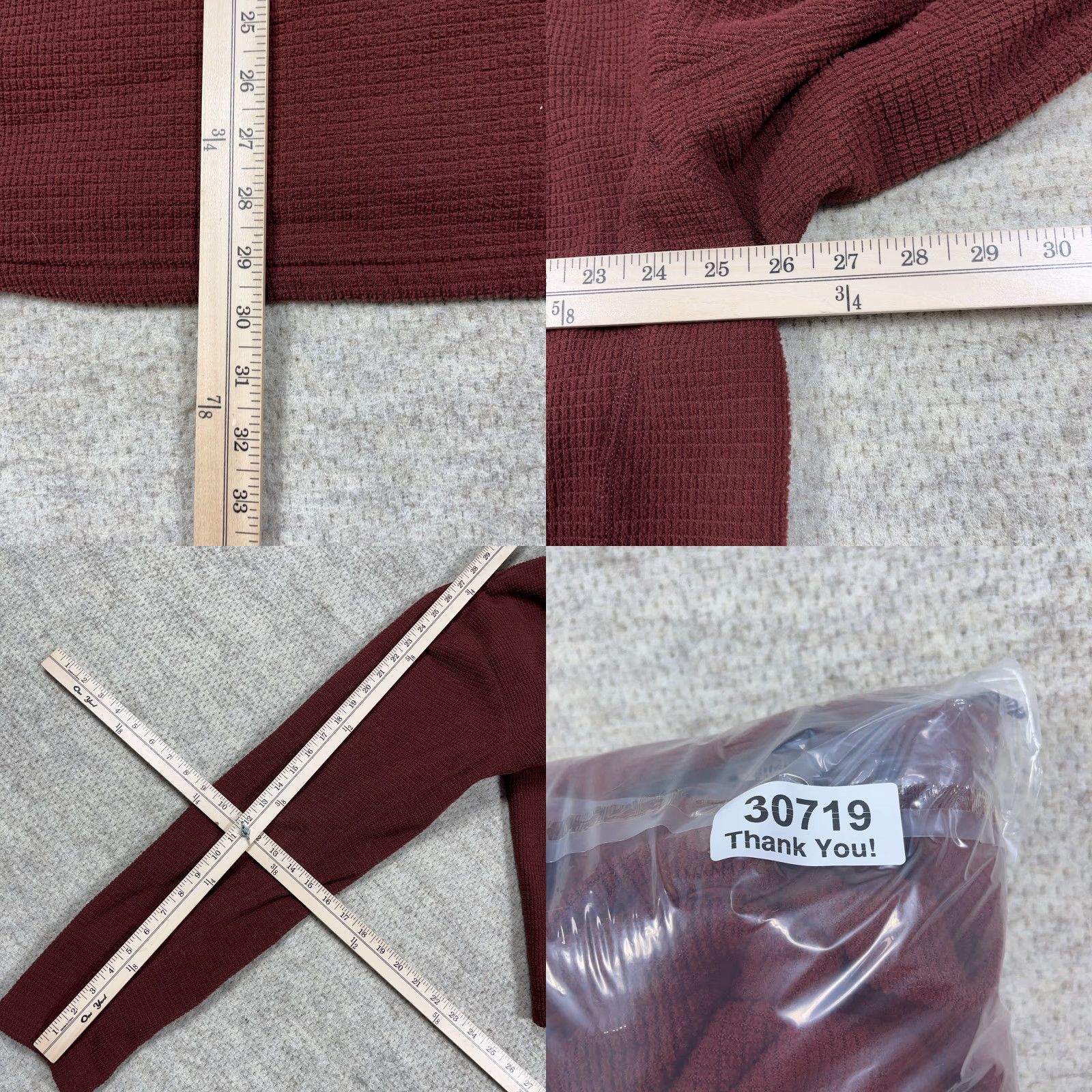 The North Face The North Face Sweater Men 2XL Pullover Mock Neck 1/4 Zip Red Fleece Polyester Embroidered Logo Zipper Size US XXL / EU 58 / 5 - 8 Thumbnail