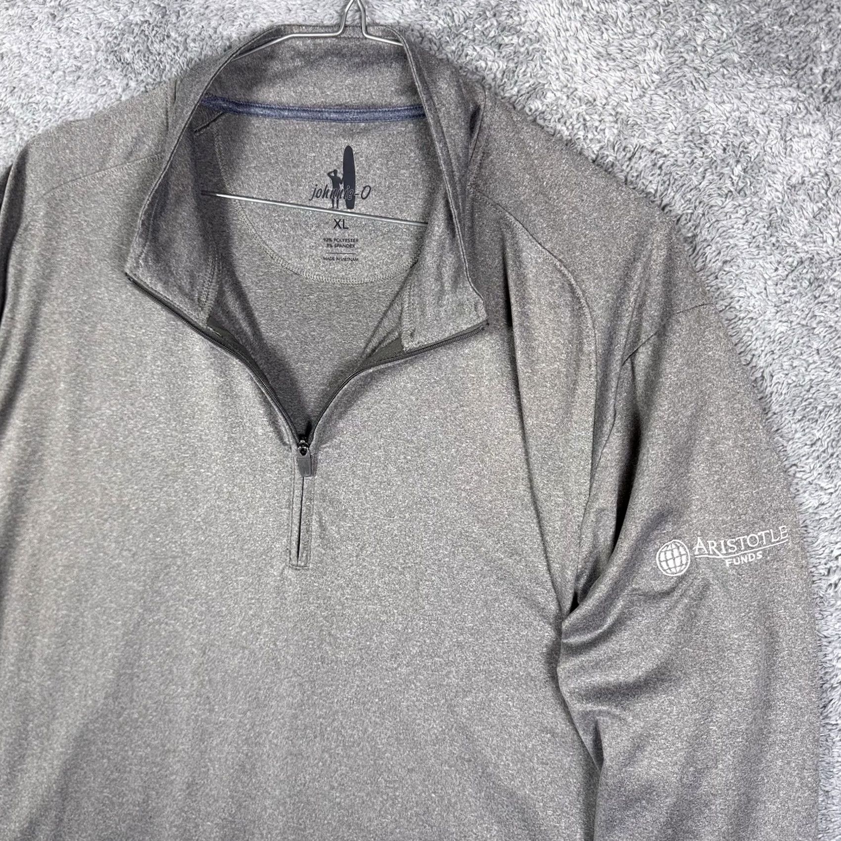 johnnie-O johnnie-O Jacket Mens XL Prep Formance 1/4 Zip Pullover Gray 50 in Chest Regular Size Type Regular Coat Jacket Outdoor Golf Benin? Size US XL / EU 56 / 4 - 2 Thumbnail