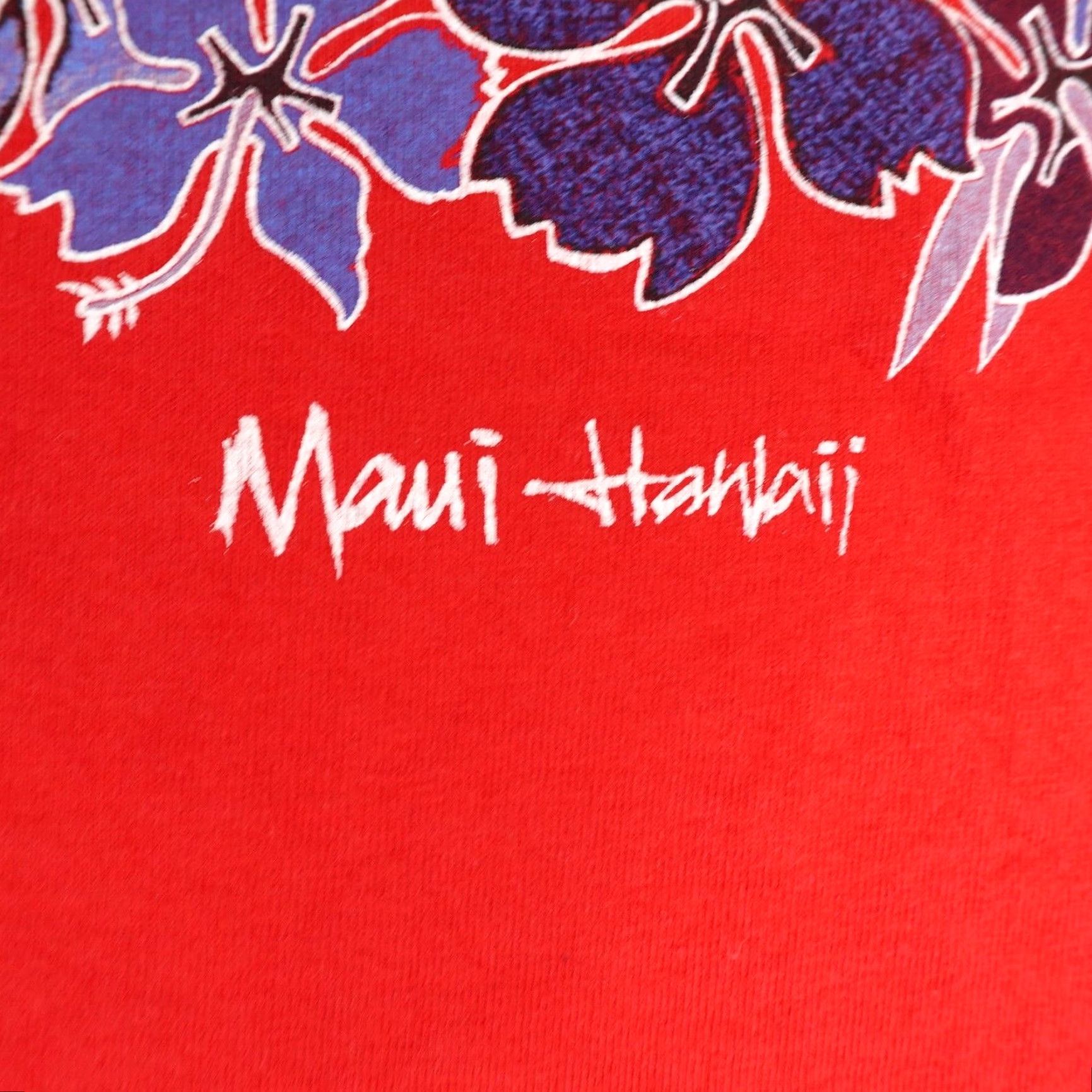 ALOHAS VINTAGE Maui Mens 3XL Red Hawaiian Floral Aloha Flowers Tropical Beach Y2K Size US XXL / EU 58 / 5 - 4 Thumbnail