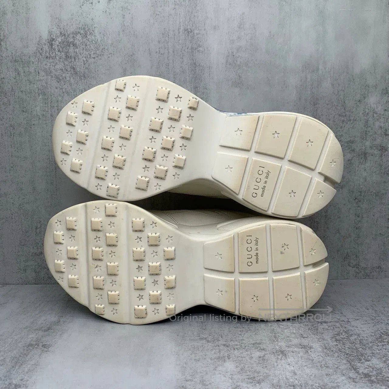 Gucci Gucci Ivory Wave Dad Sneakers. Size US 7 / EU 40 - 7 Thumbnail