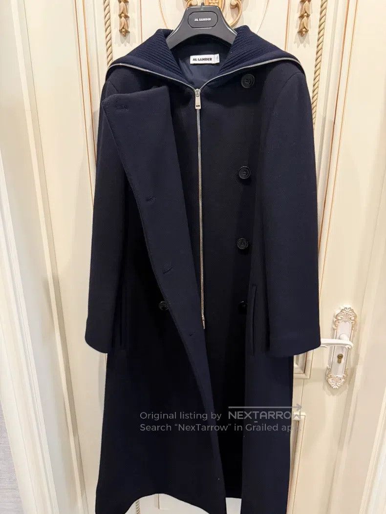 Jil Sander Jil Sander size 32 Black double-breasted coat Size XS / US 0-2 / IT 36-38 - 6 Thumbnail
