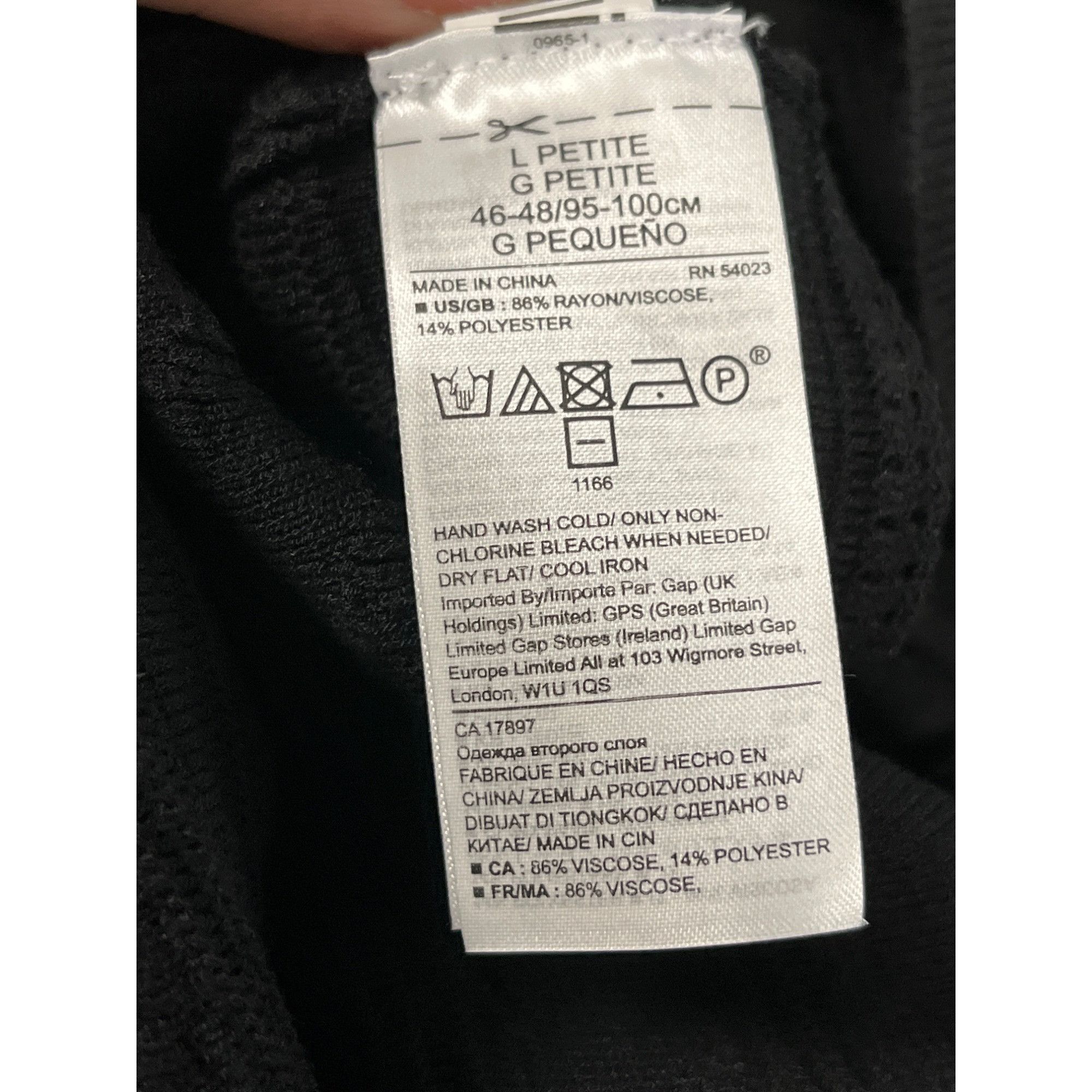 Banana Republic Banana Republic SKU 7650 Black Short Sleeve Knit Dress Size Size L / US 10 / IT 46 - 8 Thumbnail