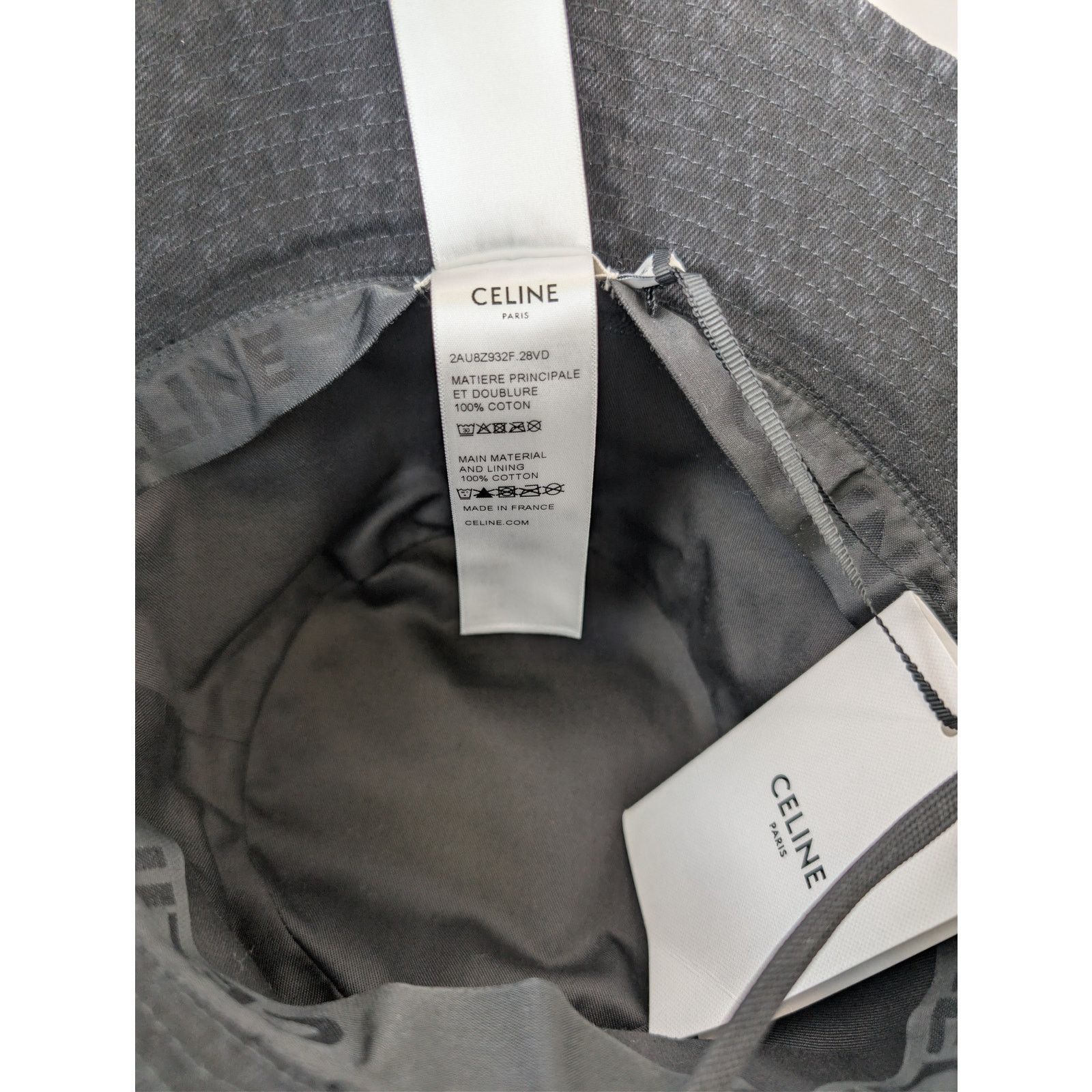 Celine o1rshd1 Size: M / Gothic Bucket Hat / Cap in Black Size ONE SIZE - 11 Thumbnail