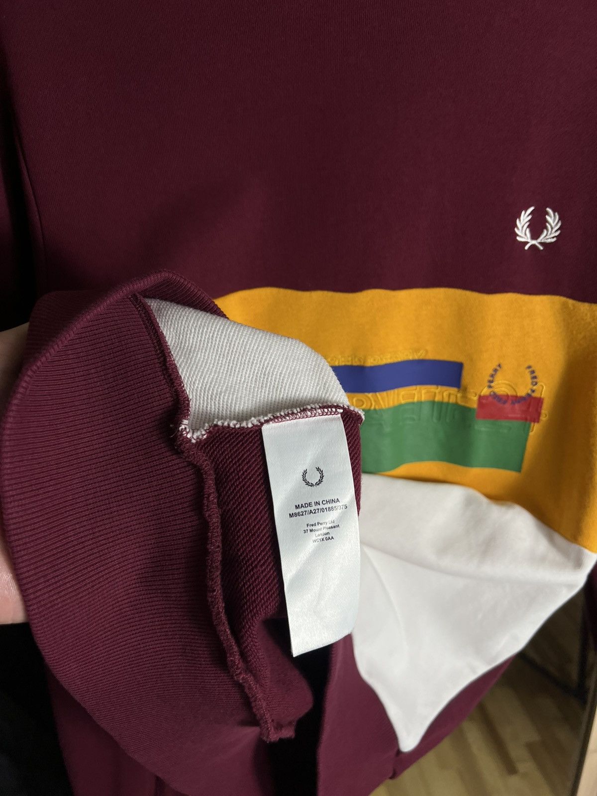 Fred Perry Fred Perry M Red Big Logo Men’s Vintage Y2K Size US M / EU 48-50 / 2 - 7 Thumbnail