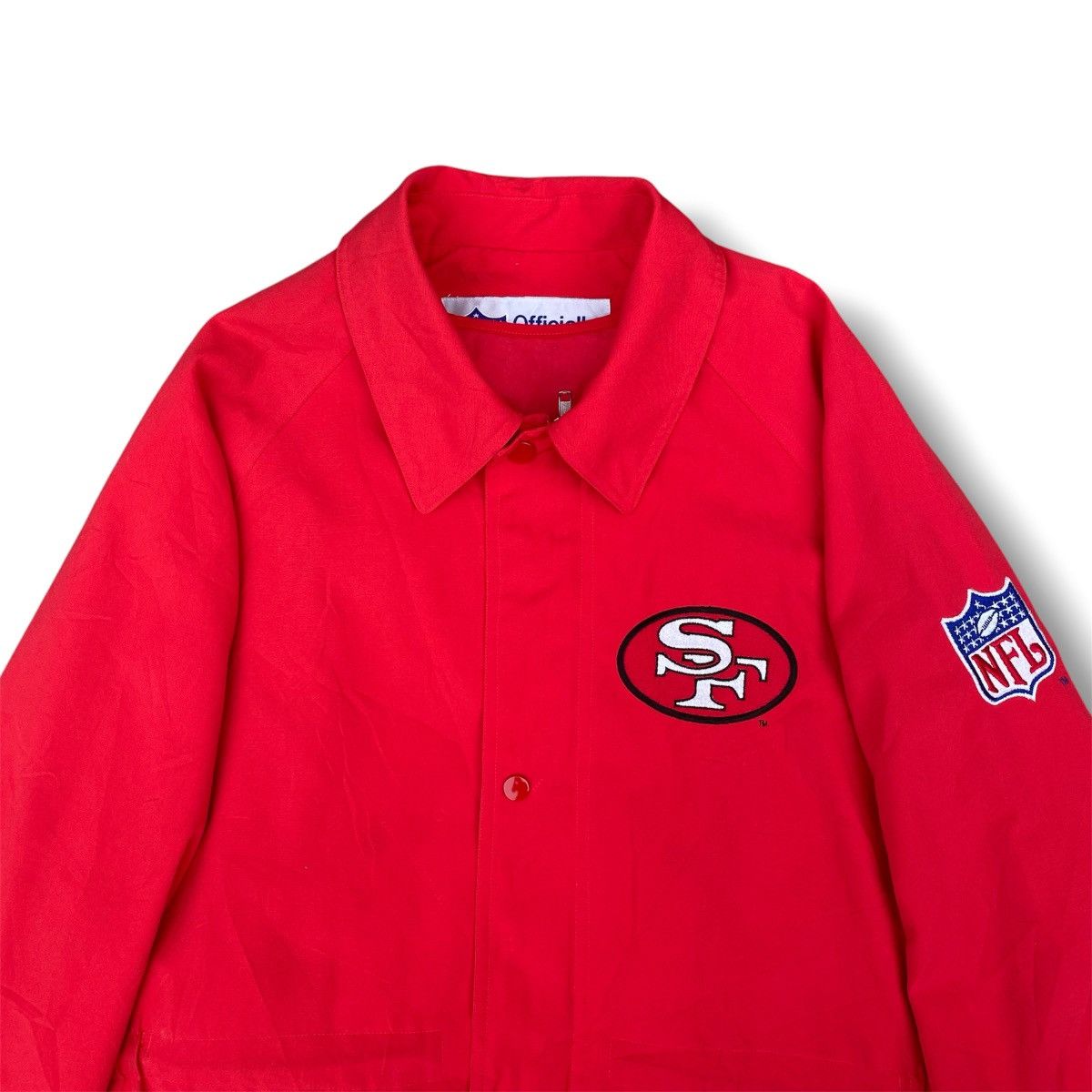 NFL Vintage San Francisco 49ers NFL Team Coach Jacket. #G7 Size US XL / EU 56 / 4 - 3 Thumbnail