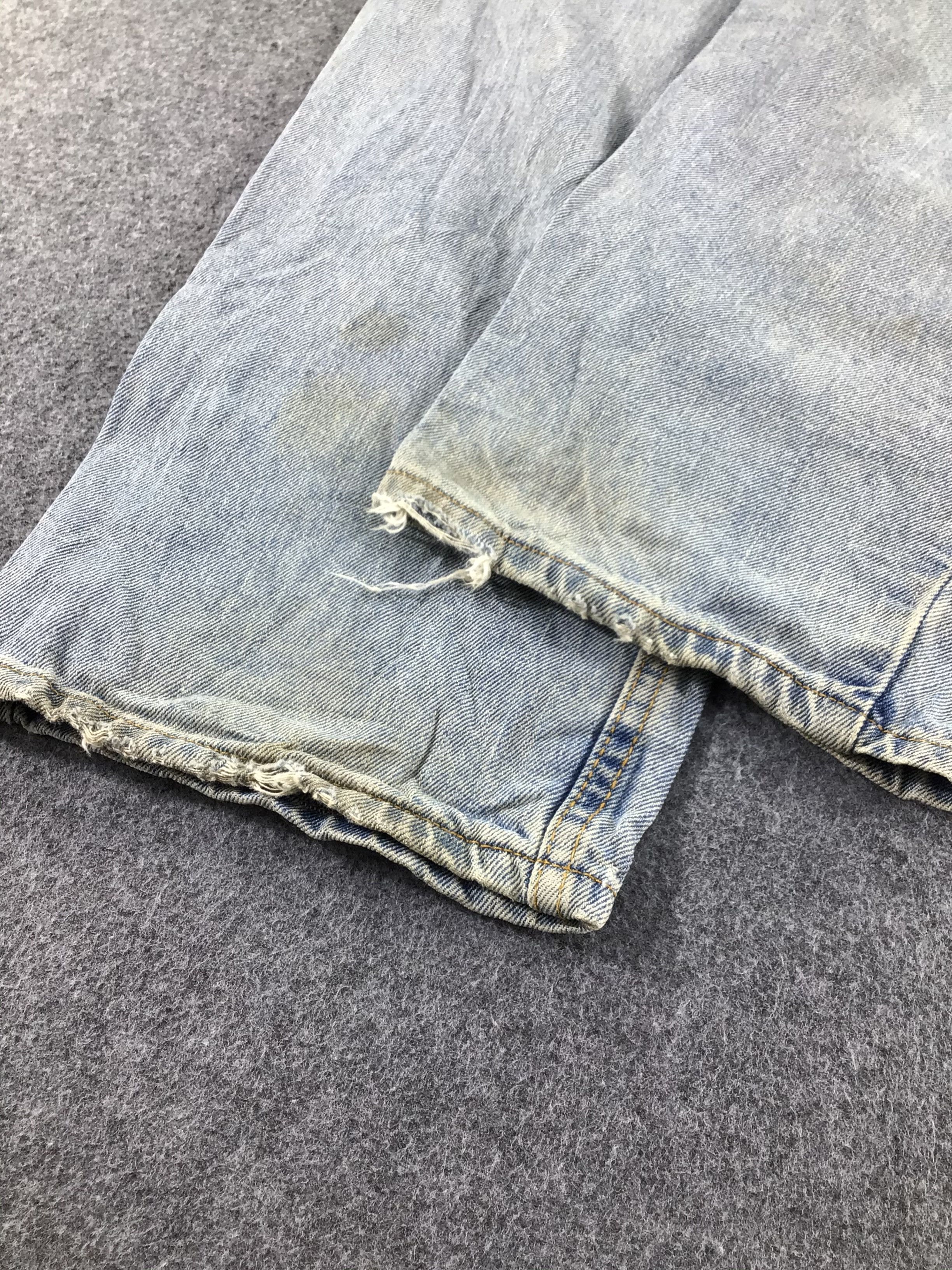 Levi's Vintage Levis 550 Jeans Dirty Light Wash - J500 Size US 37 - 6 Thumbnail