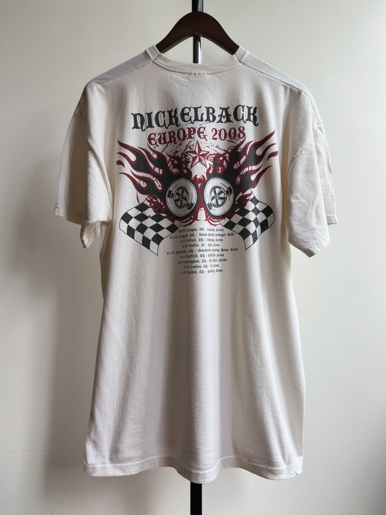 Band Tees Vintage 2000s Nickelback Europe Tour Promo Band Tee Size US XL / EU 56 / 4 - 1 Thumbnail