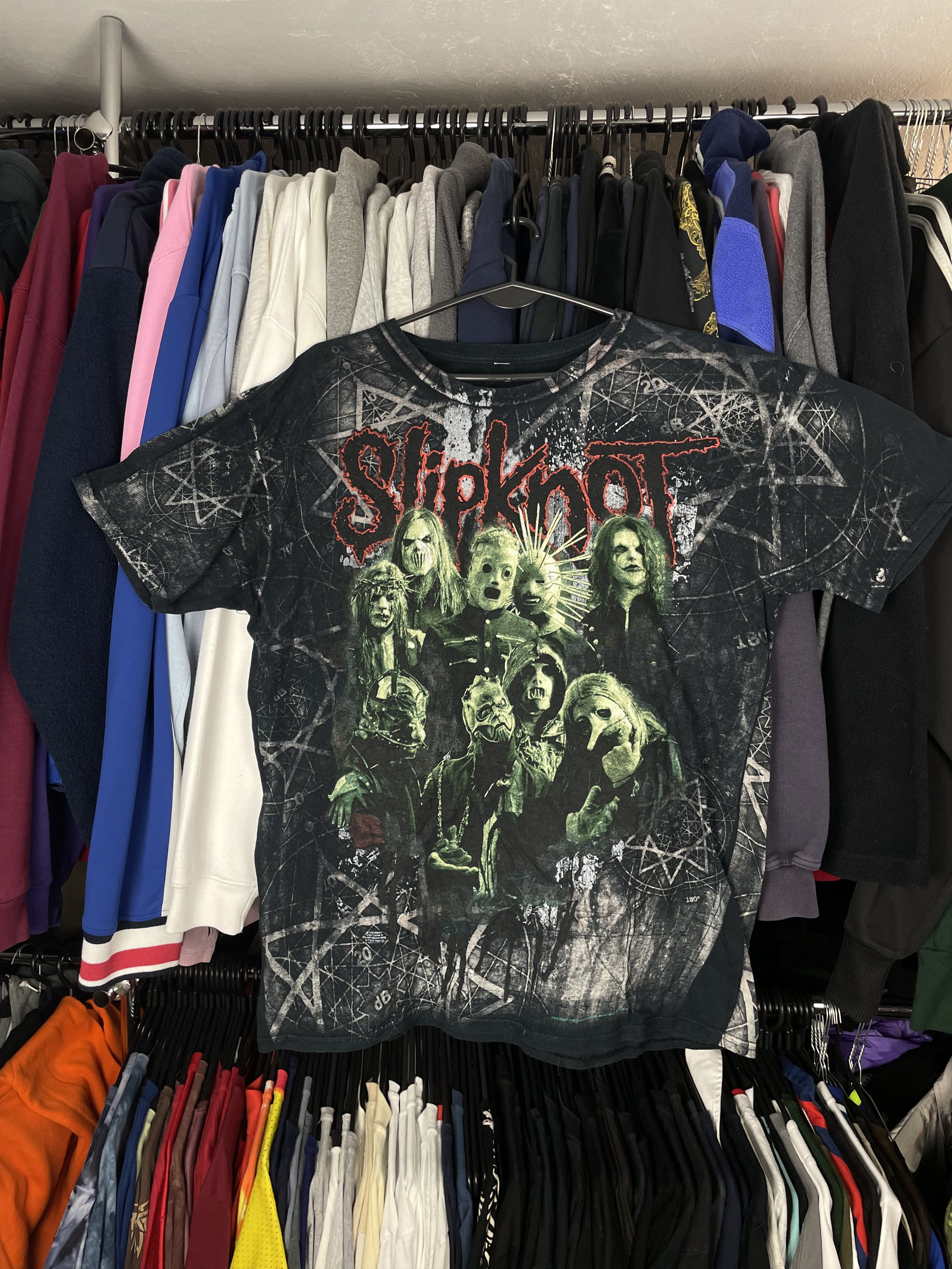 Band Tees × Slipknot × Vintage Vintage Slipknot line up allover print AOP tshirt American Size US L / EU 52-54 / 3 - 1 Thumbnail