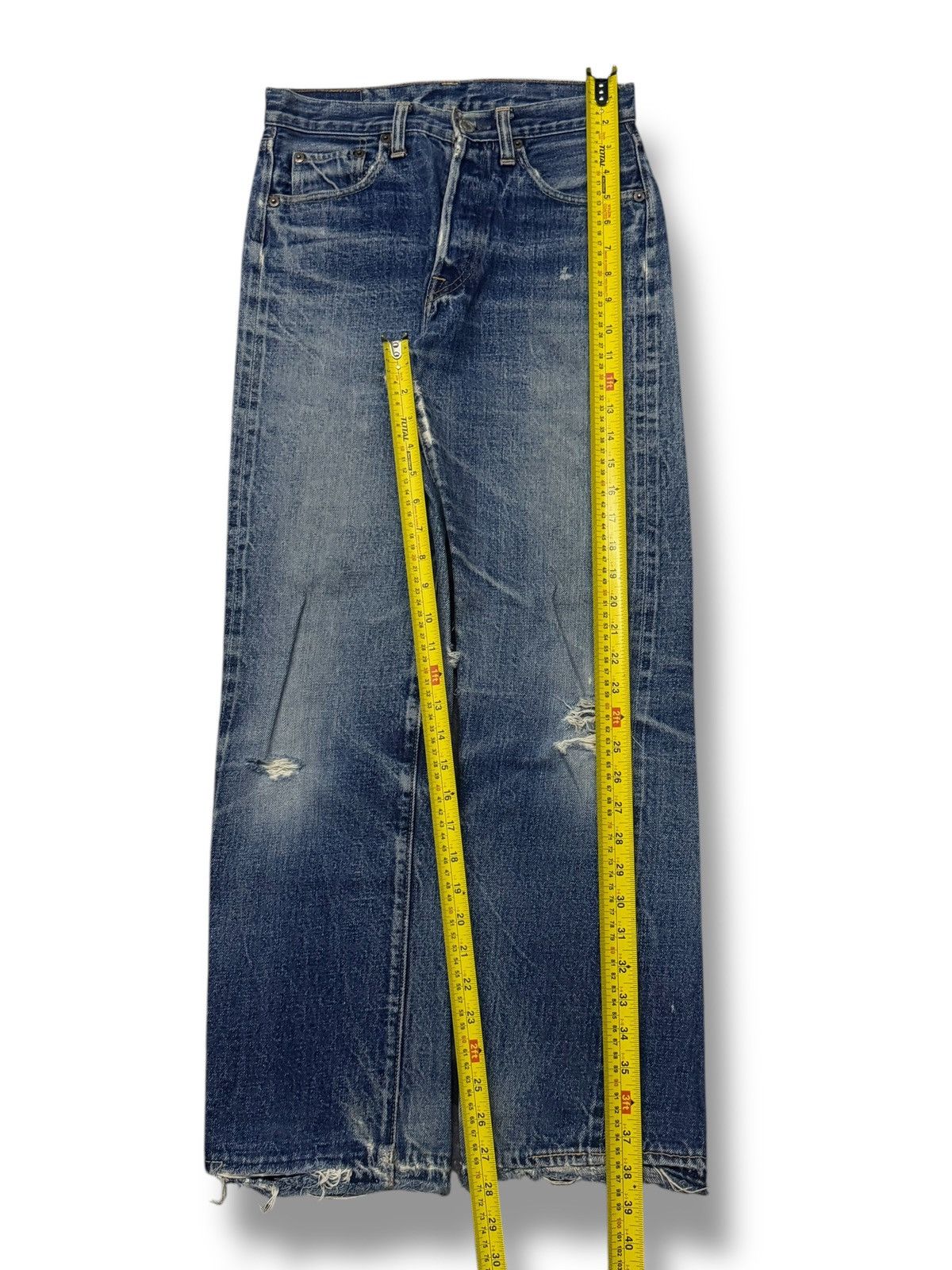Denime Vintage 90s Denime Lot 221 Japanese Selvedge Denim Jeans W27 Size US 27 - 17 Thumbnail