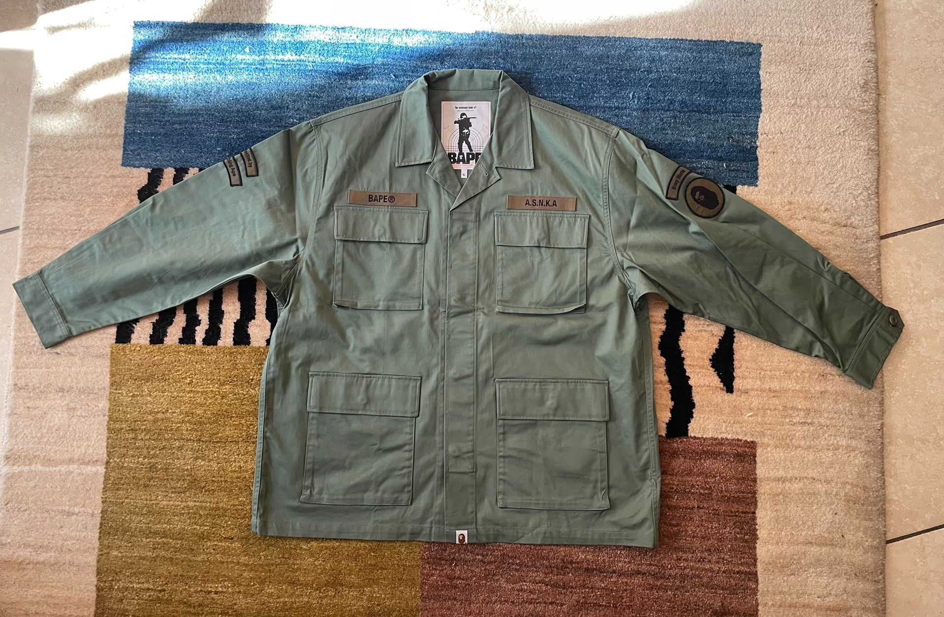 Bape Bape Four-Pocket Cargo Jacket Size US XL / EU 56 / 4 - 1 Thumbnail