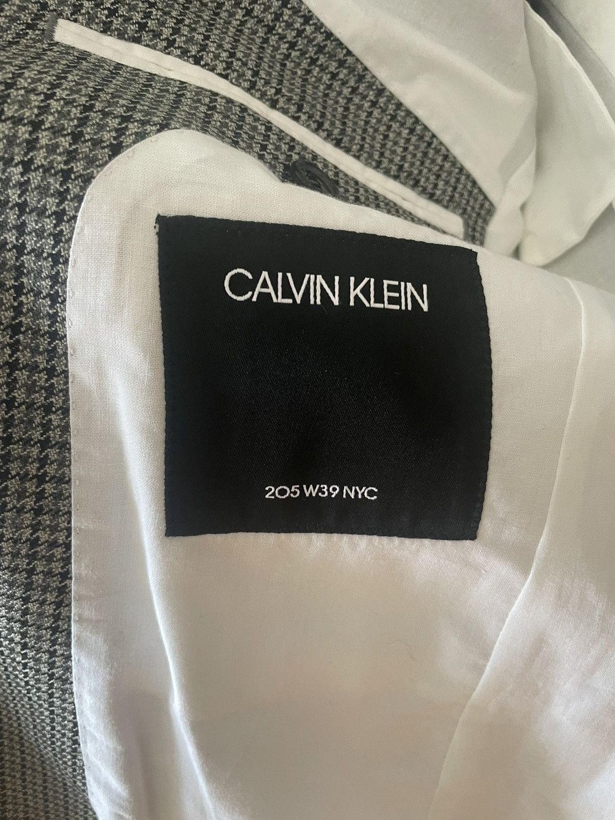 Calvin Klein × Calvin Klein 205W39NYC × Raf Simons FW17 Runway Sample - Look 8 Wool Suit Size 46R - 5 Thumbnail