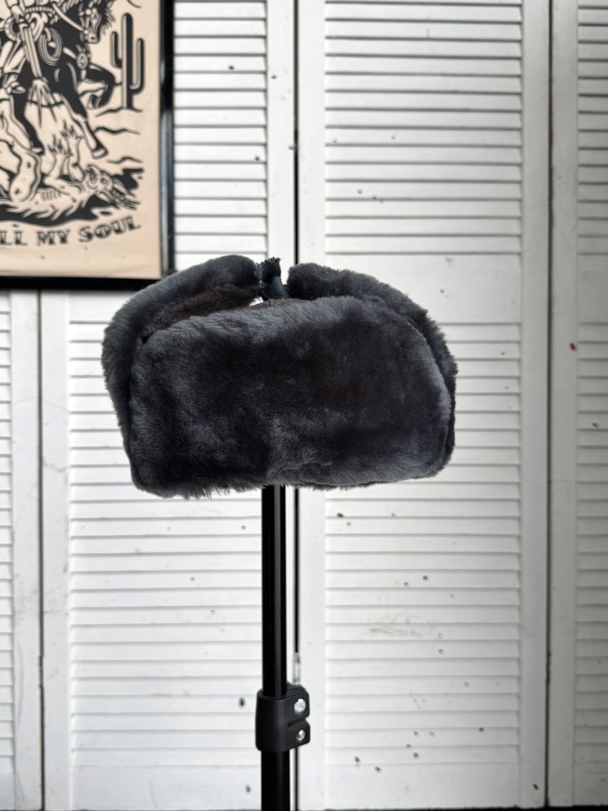 Vintage Vintage Soviet USSR Military Ushanka Fur Hat Cold War 1977 Size ONE SIZE - 3 Thumbnail