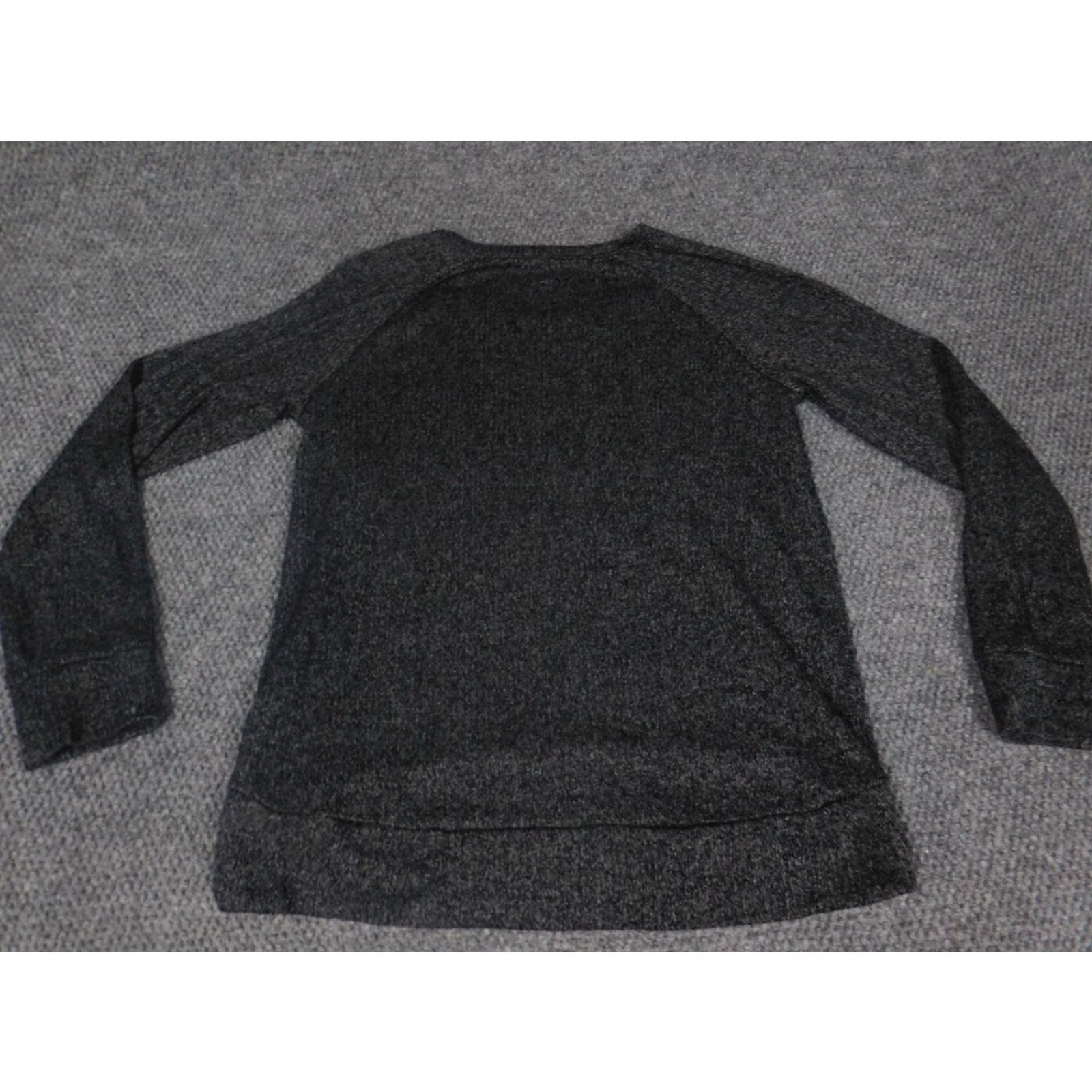 Old Navy Old Navy Womens Sweater Medium Gray Pullover Knit Puff Sleeve Round Neck Stretch Size M / US 6-8 / IT 42-44 - 7 Thumbnail