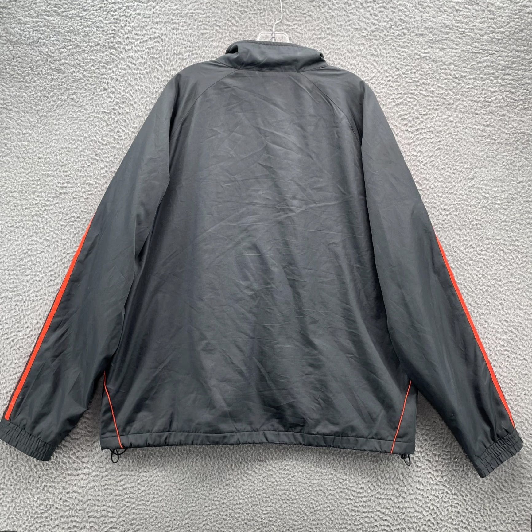 Starter Starter Track Jacket Men XL Orange Gray Sportswear Basketball Hip Hop Streetwear Jacket Size US XL / EU 56 / 4 - 4 Thumbnail