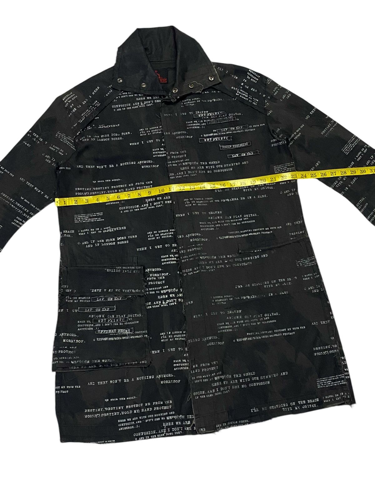 If Six Was Nine Vintage Anarchy With Frayed Seams Punk Jacket Size US L / EU 52-54 / 3 - 19 Thumbnail