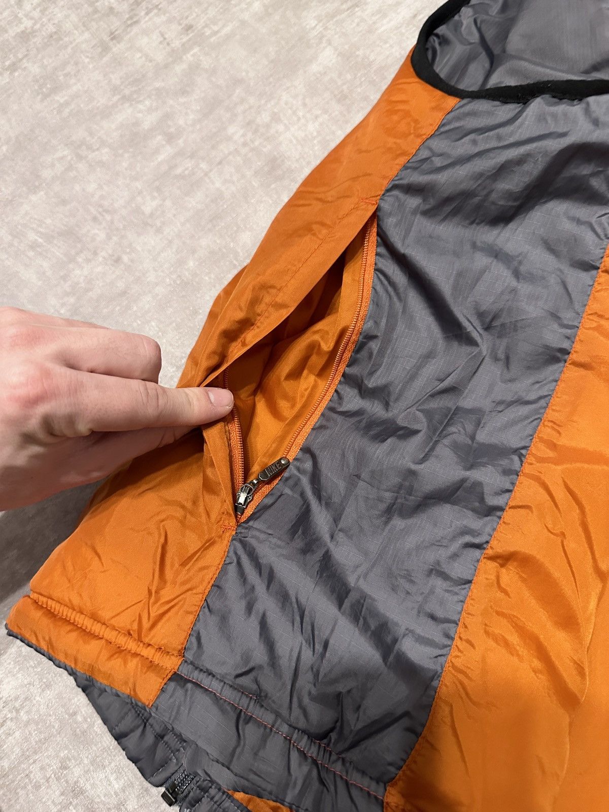 Nike × Vintage 90s Nike Swoosh Reversible Vintage Y2K Nylon Retro Vest Size US L / EU 52-54 / 3 - 6 Thumbnail