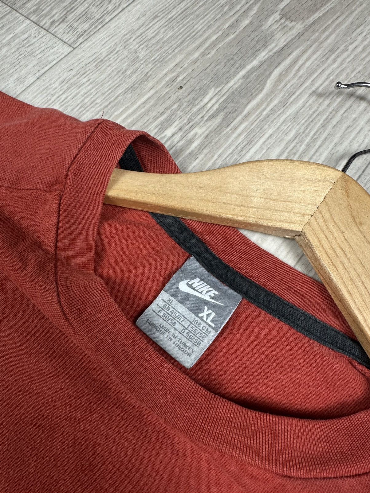 Nike × Vintage Vintage Nike USA Long Sleeve 90s Sportswear Big Logo Size US XL / EU 56 / 4 - 6 Thumbnail