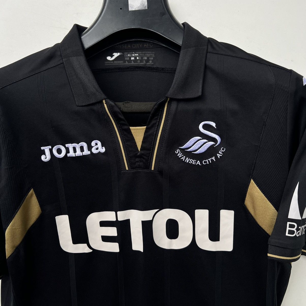 Joma SWANSEA JOMA 2017/2018 THIRD KIT SOCCER JERSEY LETOU Size US L / EU 52-54 / 3 - 3 Thumbnail